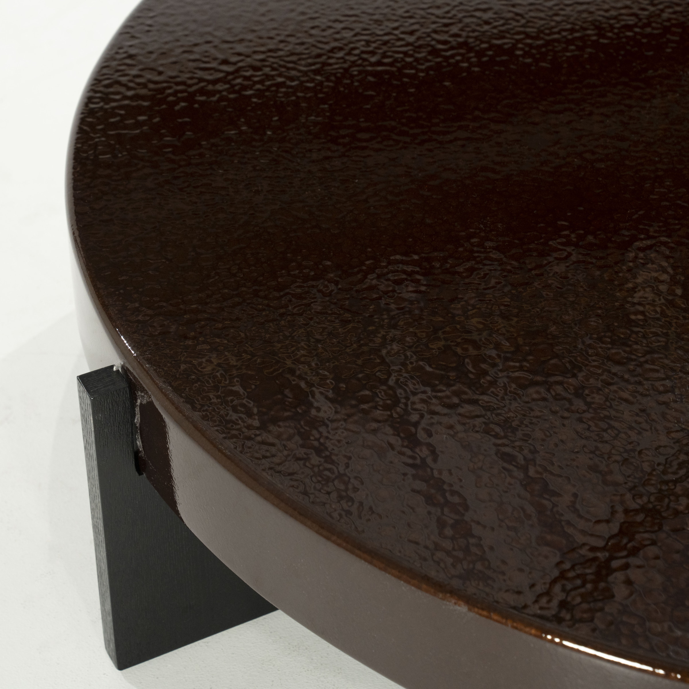 Eleonora Ronde Salontafel 'Juliet' 110cm, kleur Bruin