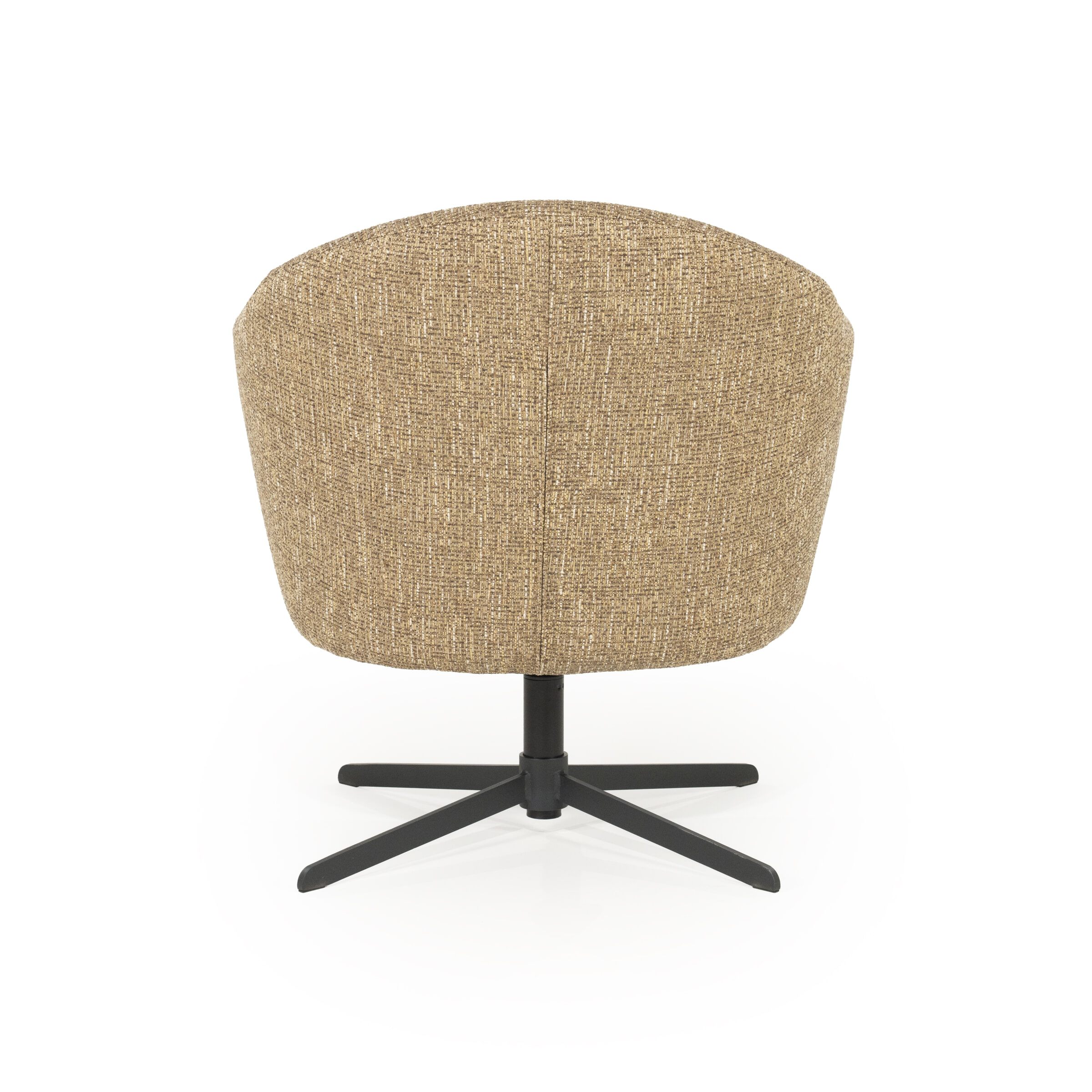 Eleonora Draaifauteuil 'Connor' kleur Mosterd