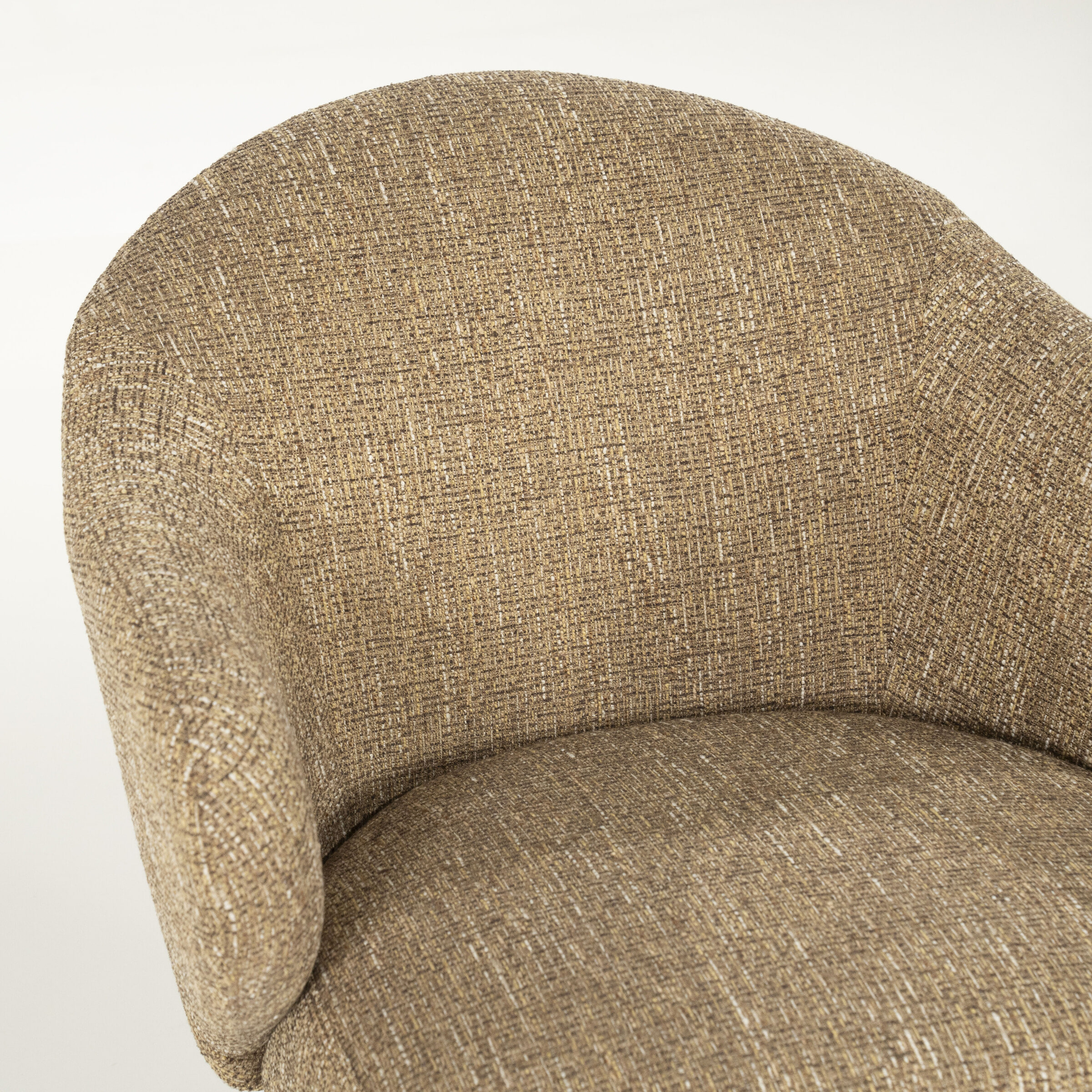 Eleonora Draaifauteuil 'Connor' kleur Mosterd