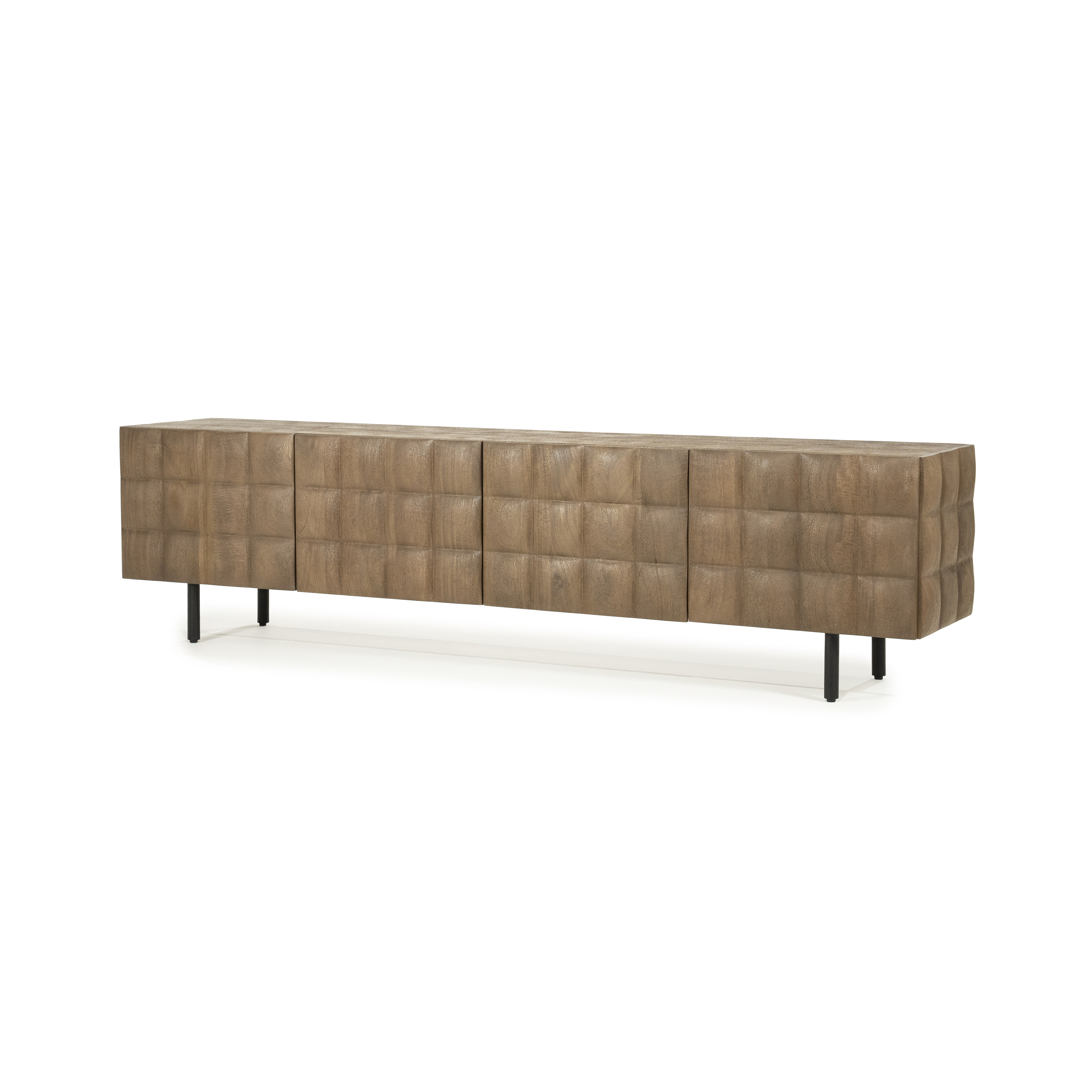 Eleonora TV-meubel Felix Mangohout, 210cm - Bruin