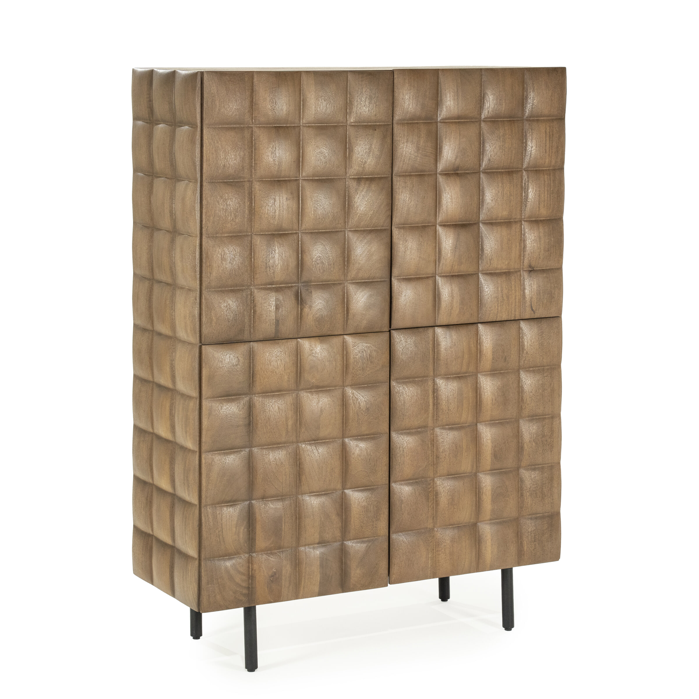 Eleonora Opbergkast Felix Mangohout, 147 x 109cm - Naturel