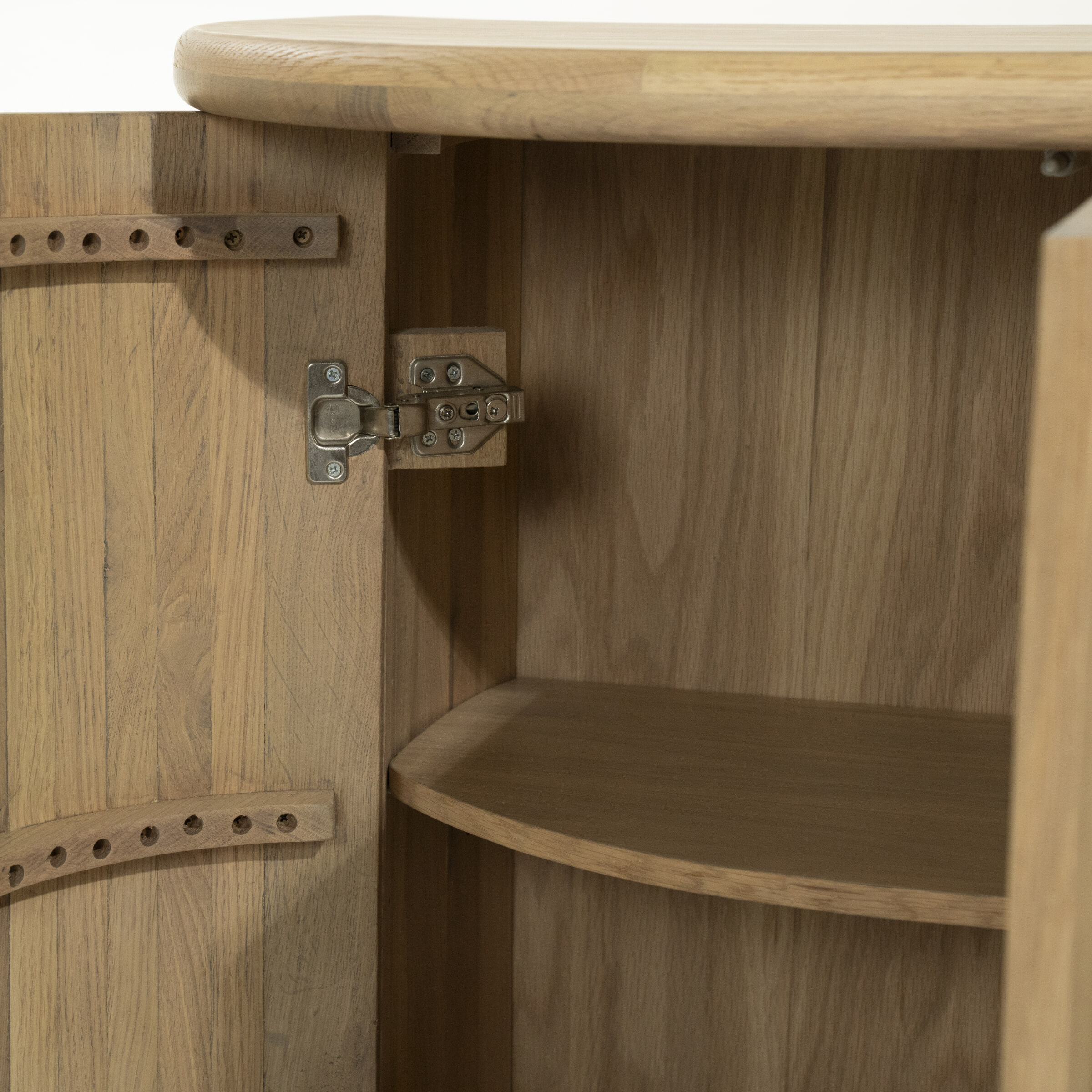 Eleonora Dressoir 'Josh' Eiken, 180cm, kleur Naturel