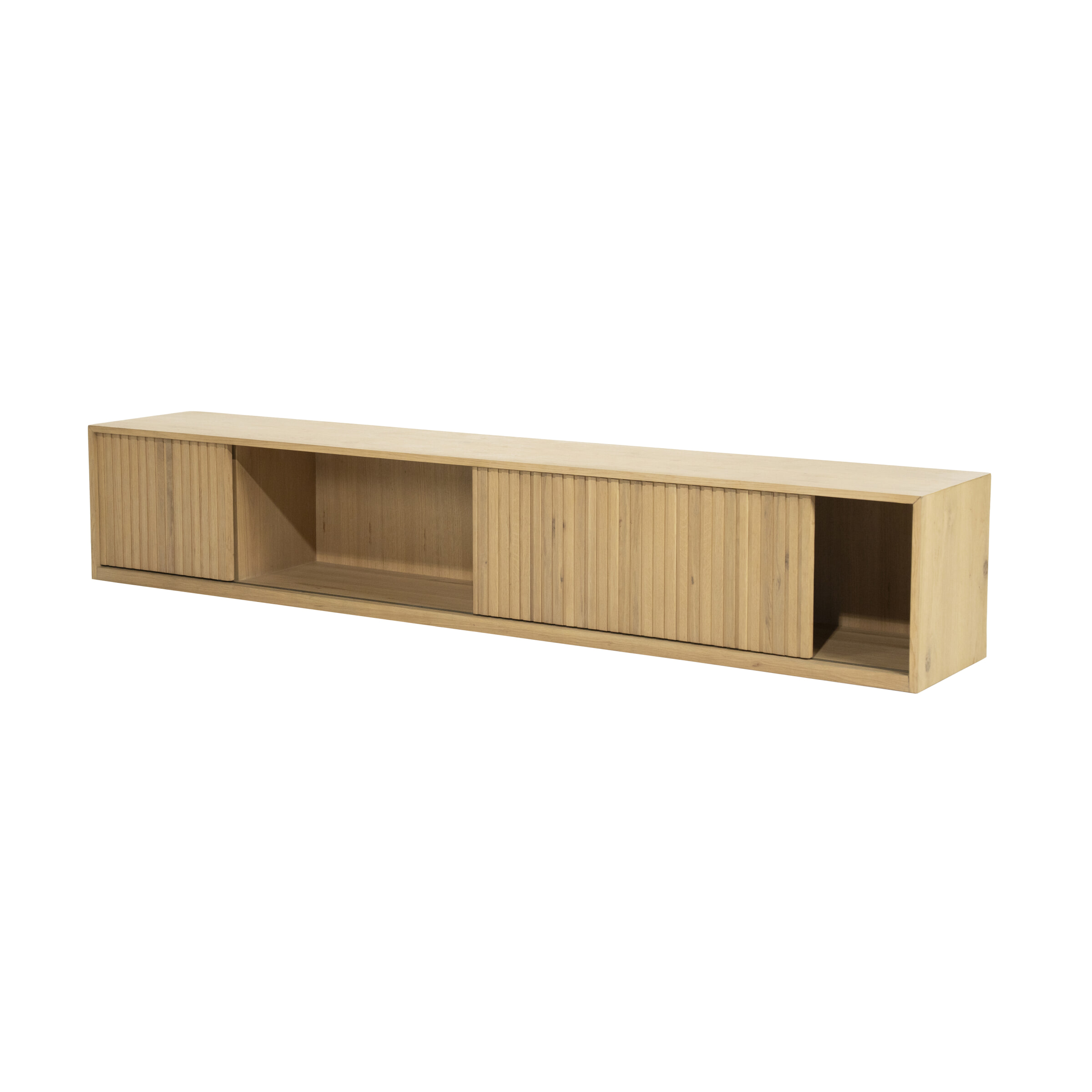 Eleonora Zwevend TV-meubel Milo Eiken, 240cm - Naturel