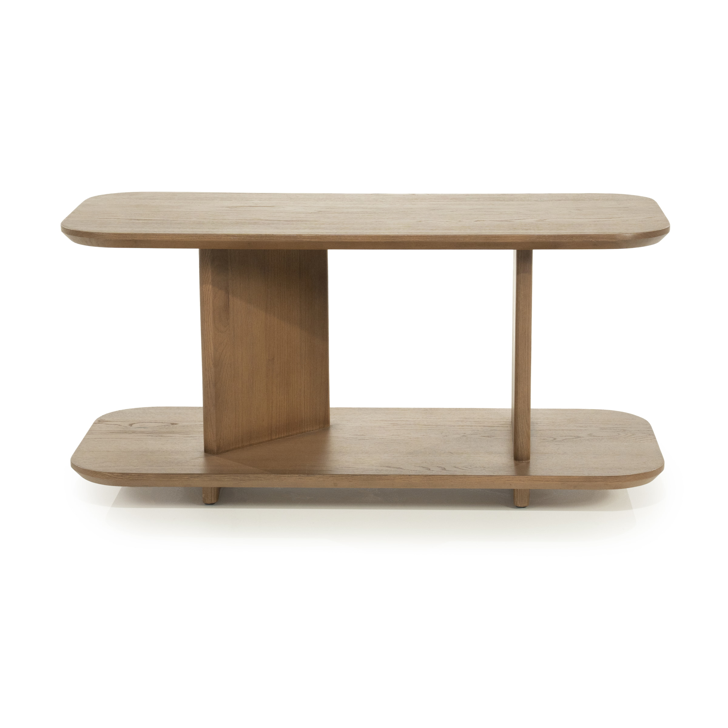 Eleonora Bijzettafel 'Ty' Eiken, 90 x 40cm, kleur Bruin