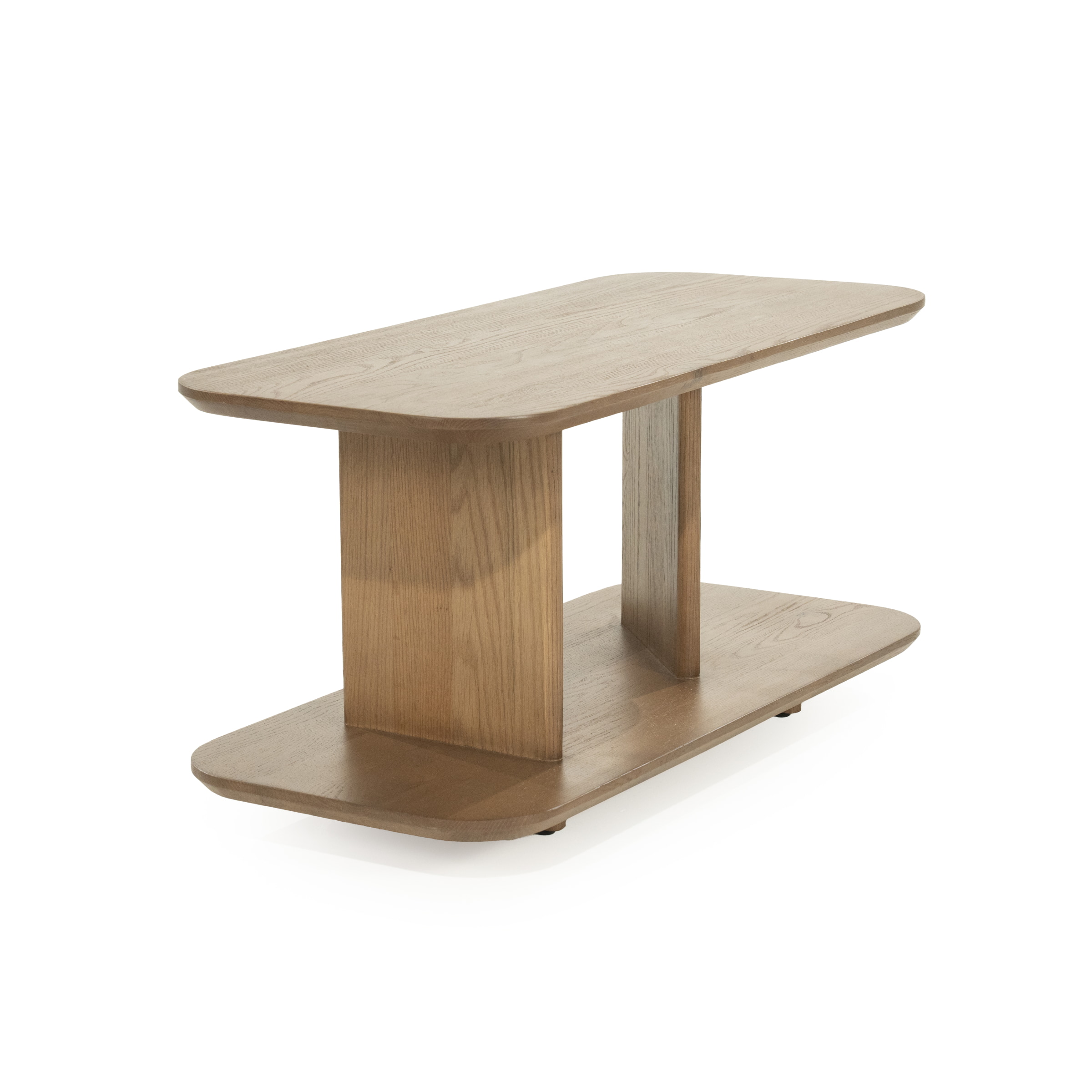 Eleonora Bijzettafel 'Ty' Eiken, 90 x 40cm, kleur Bruin