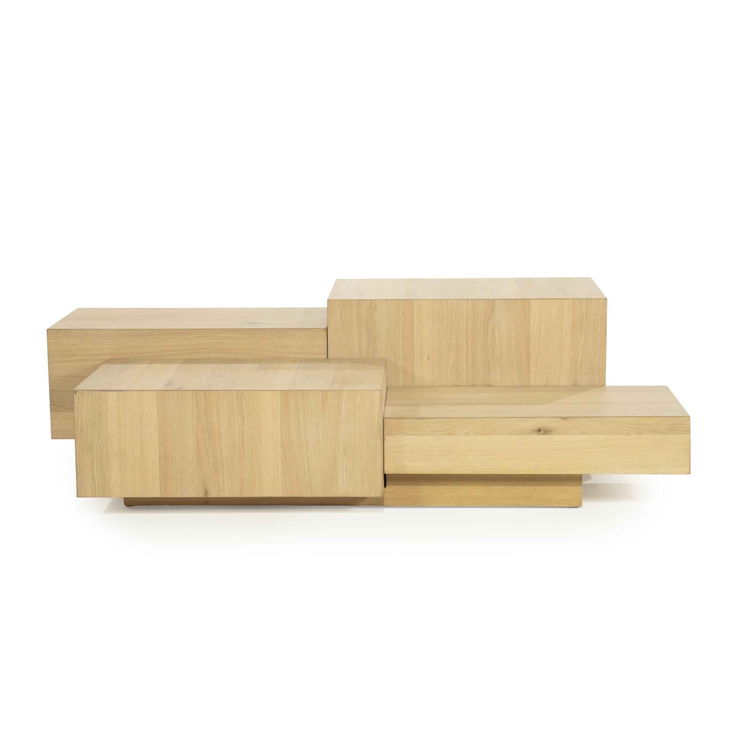 Eleonora Salontafel 'Quinten' Eiken, 140 x 75cm, kleur Naturel
