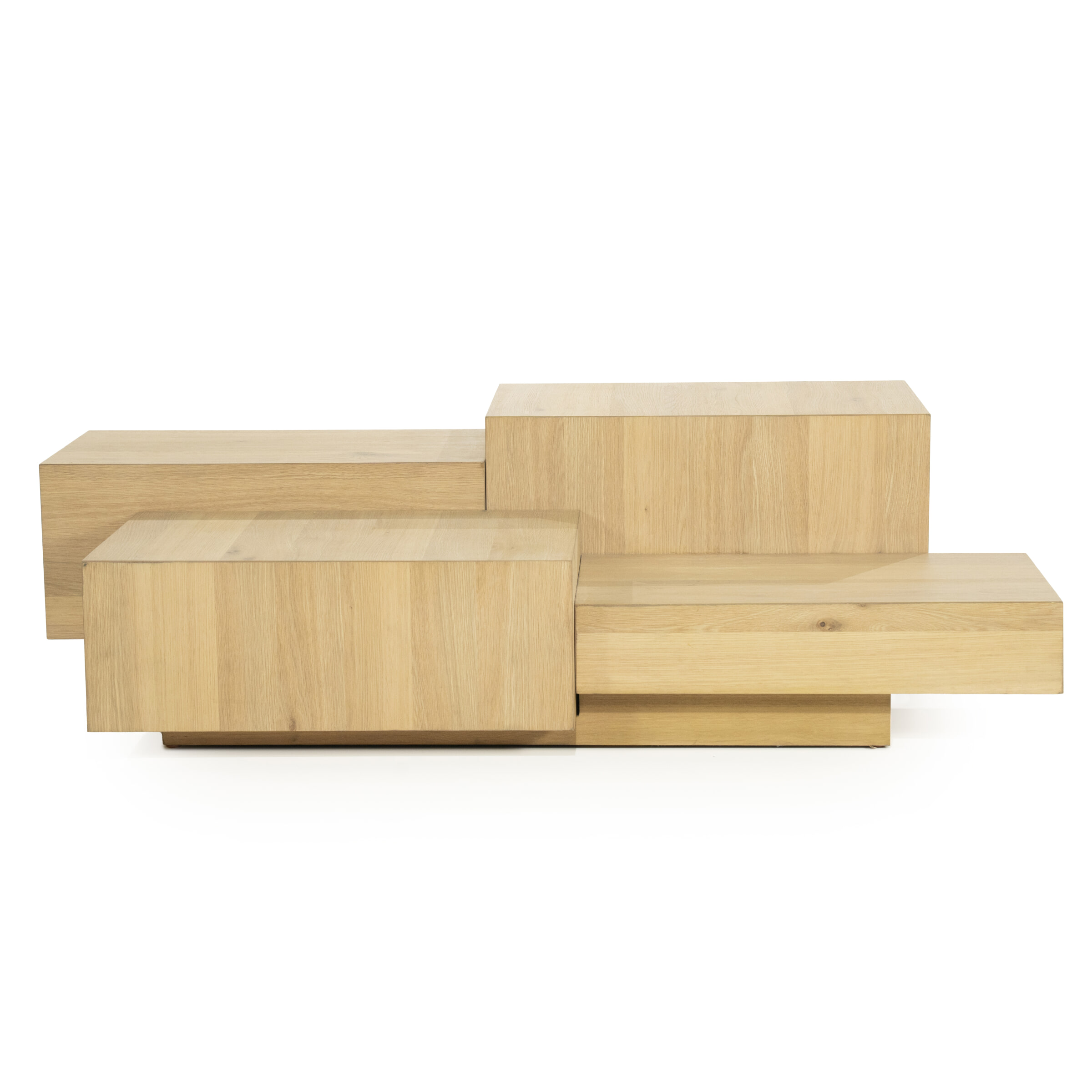 Eleonora Salontafel 'Quinten' Eiken, 140 x 75cm, kleur Naturel