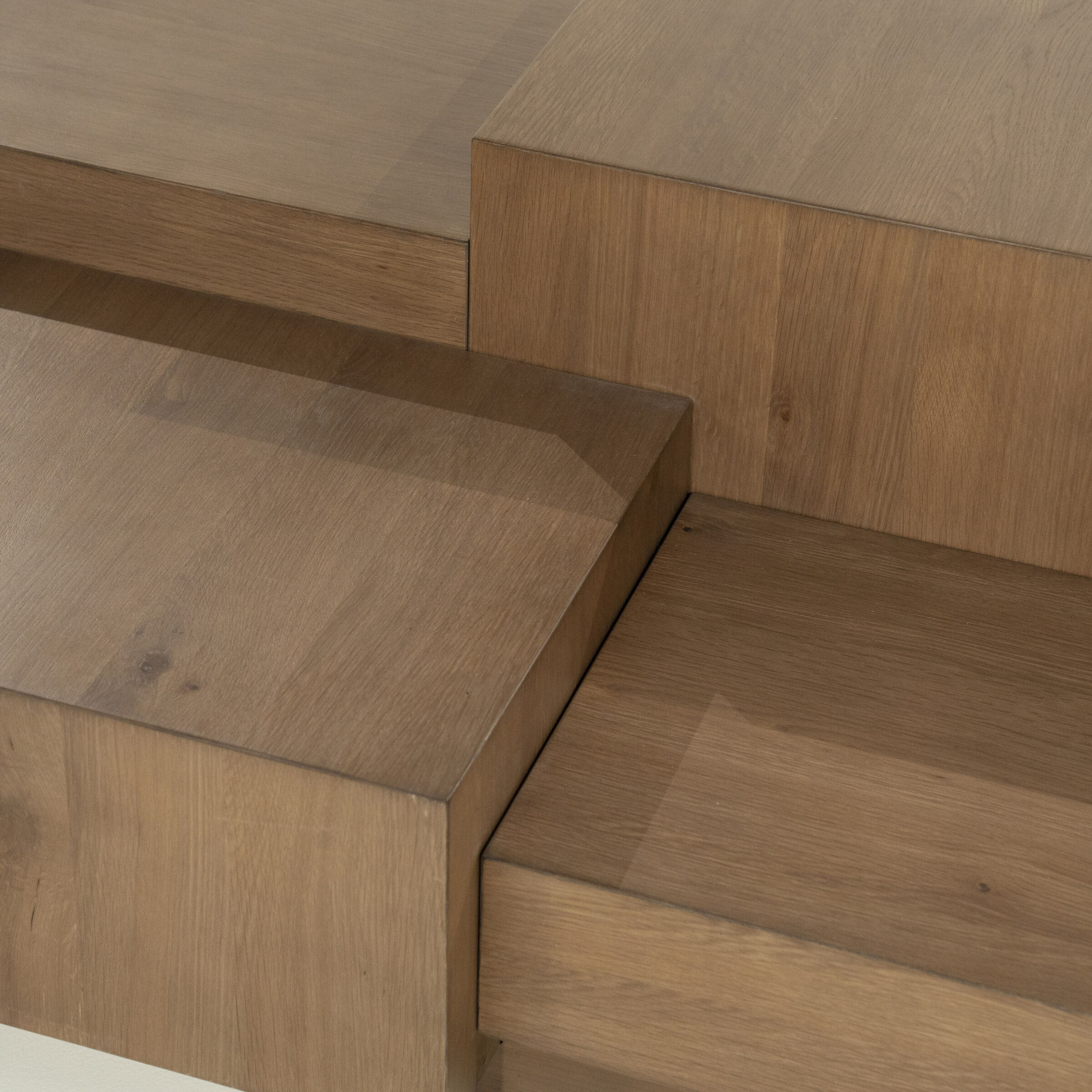 Eleonora Salontafel 'Quinten' Eiken, 140 x 75cm, kleur Bruin