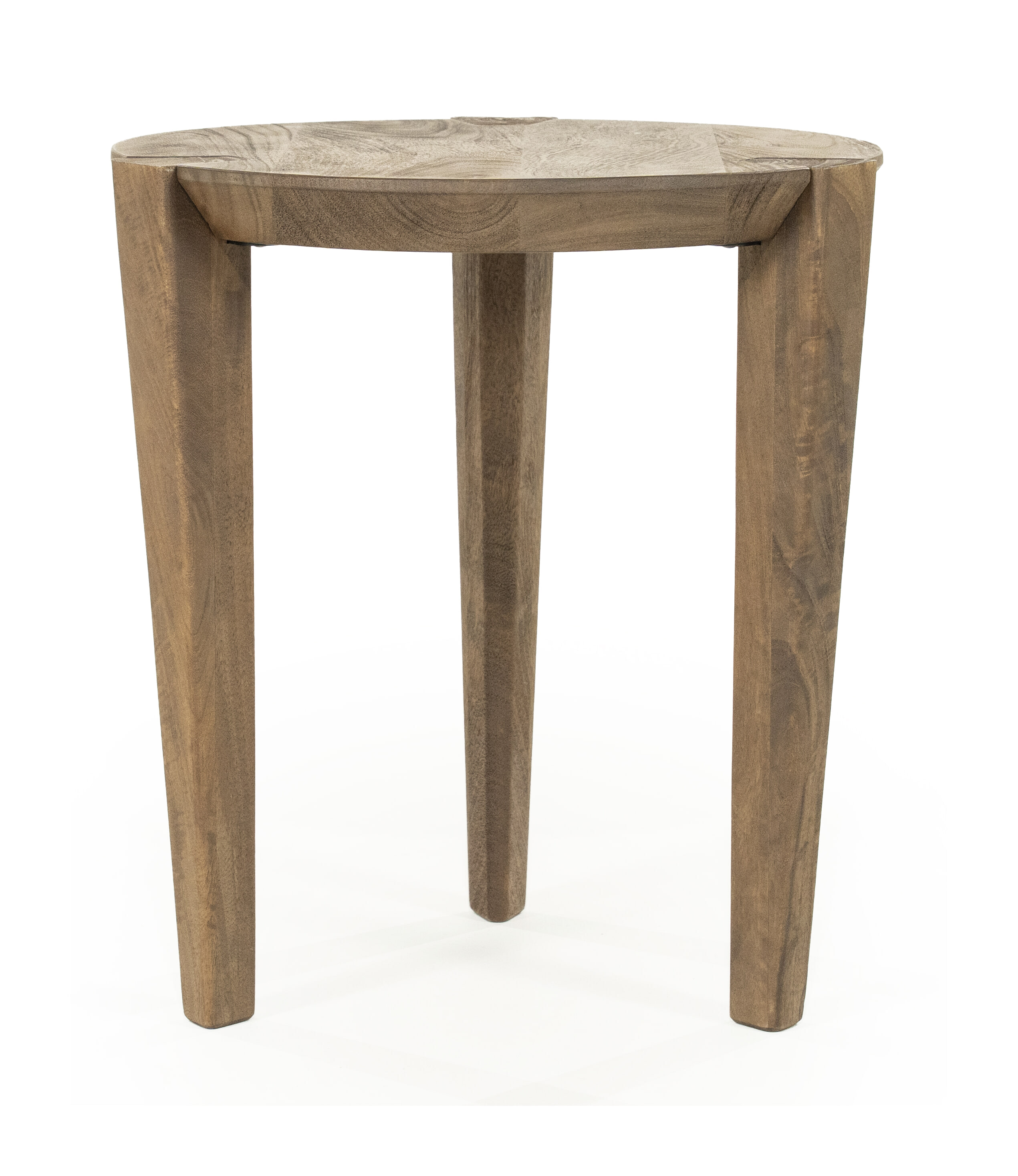 Eleonora Ronde Bijzettafel Davina Mangohout, 40cm - Bruin