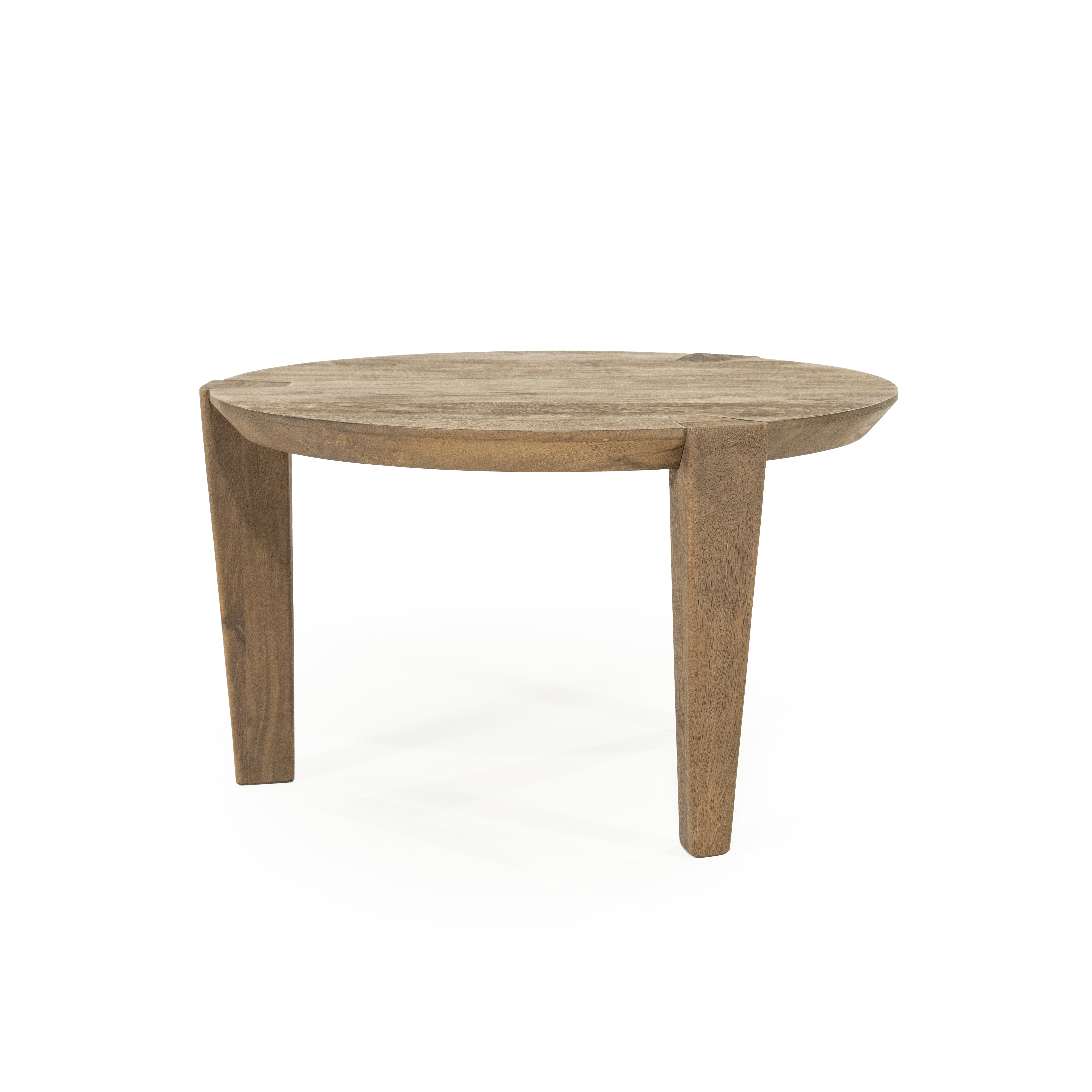 Eleonora Ronde Salontafel 'Davina' Mangohout, 60cm