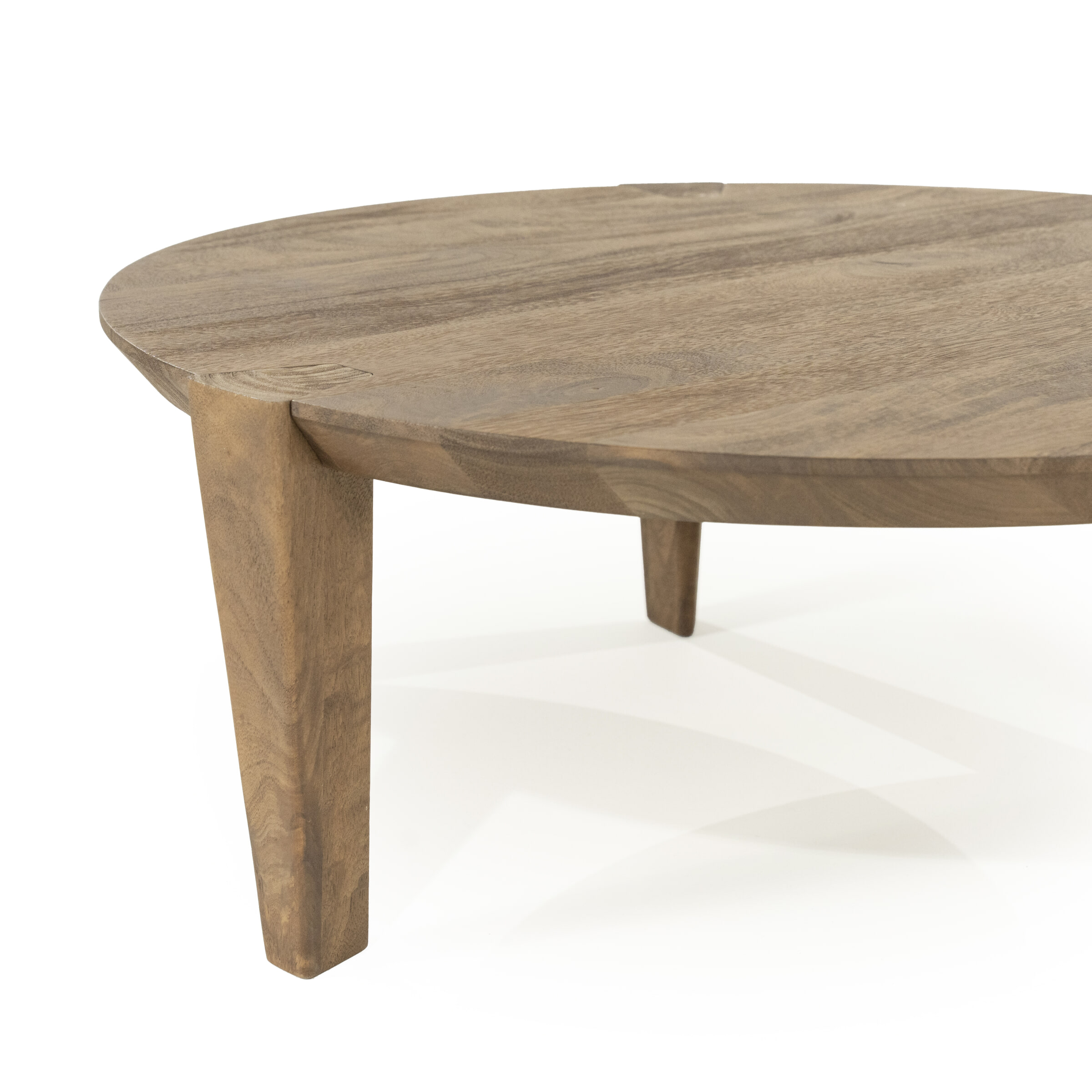 Eleonora Ronde Salontafel 'Davina' Mangohout, 80cm