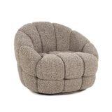 Eleonora Fauteuil 'Tina' Bouclé, kleur Taupe