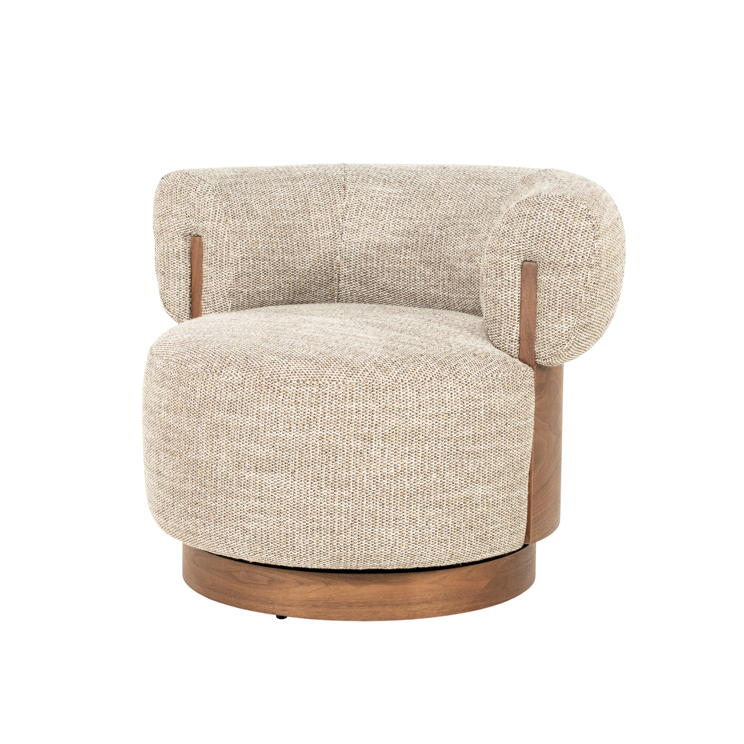 Eleonora Fauteuil 'Nila' Geweven stof en hout