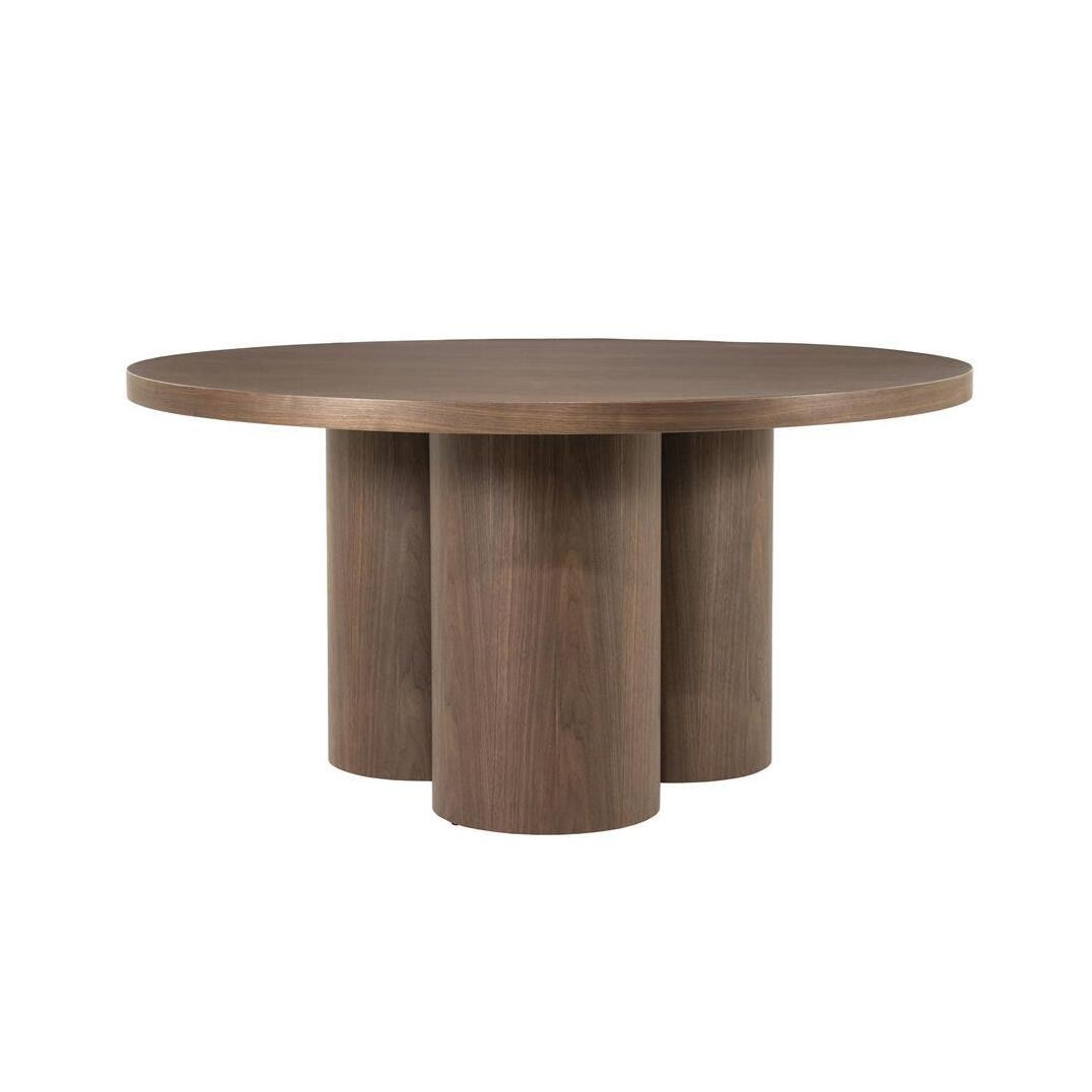 Eleonora Ronde Eettafel Nisa Walnoot, 150cm - Bruin