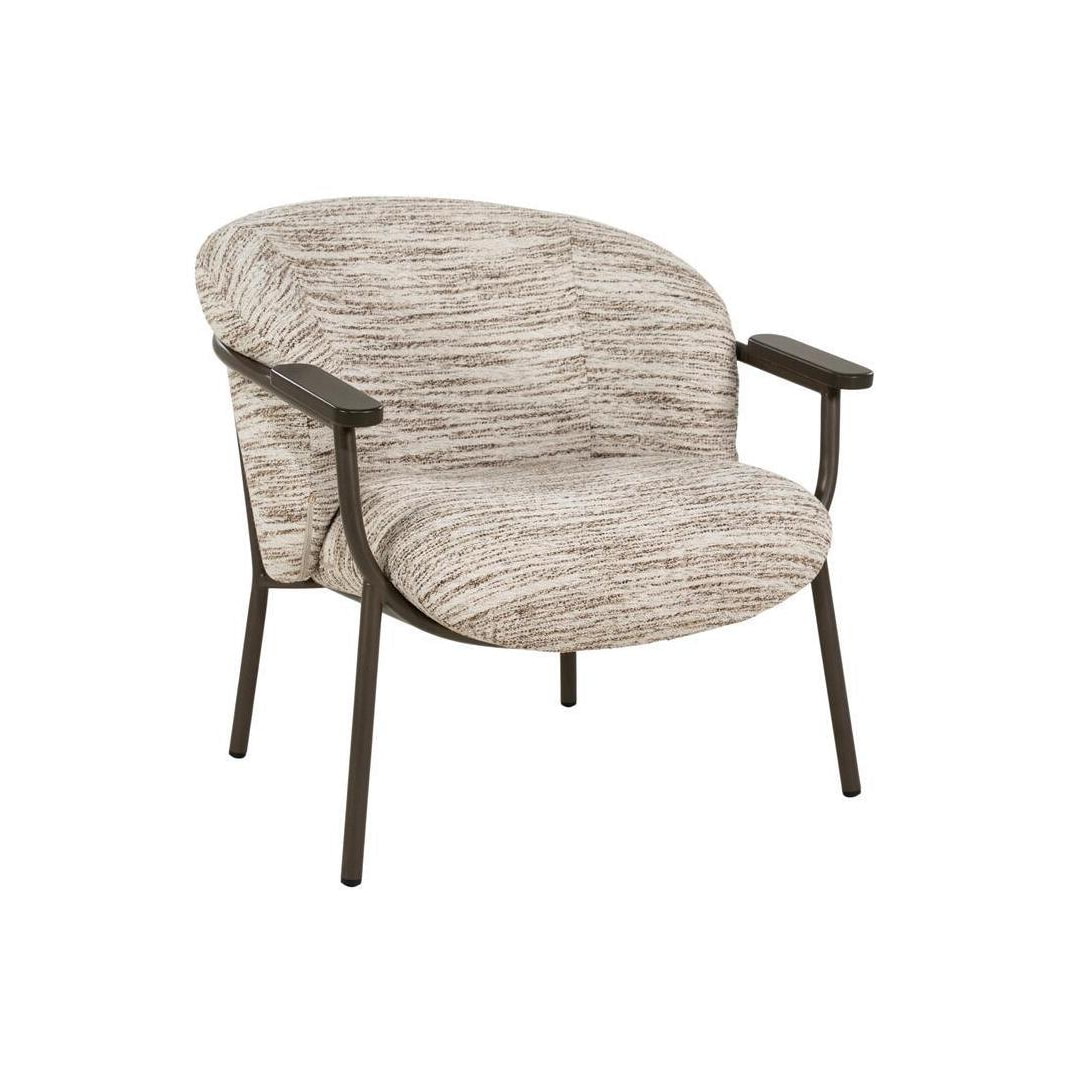 Eleonora Fauteuil Myla Mava stof - Bruin