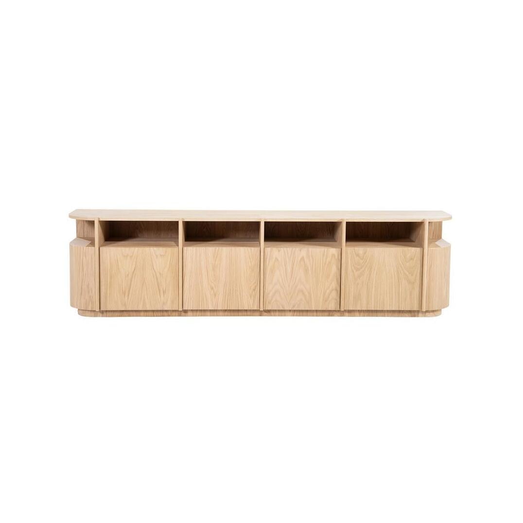 Eleonora TV-meubel Oslo Eiken, 230cm - Naturel
