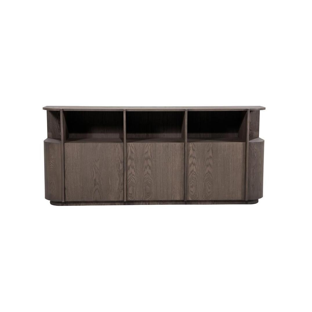 Eleonora Dressoir Oslo Eiken, 203cm - Donkerbruin