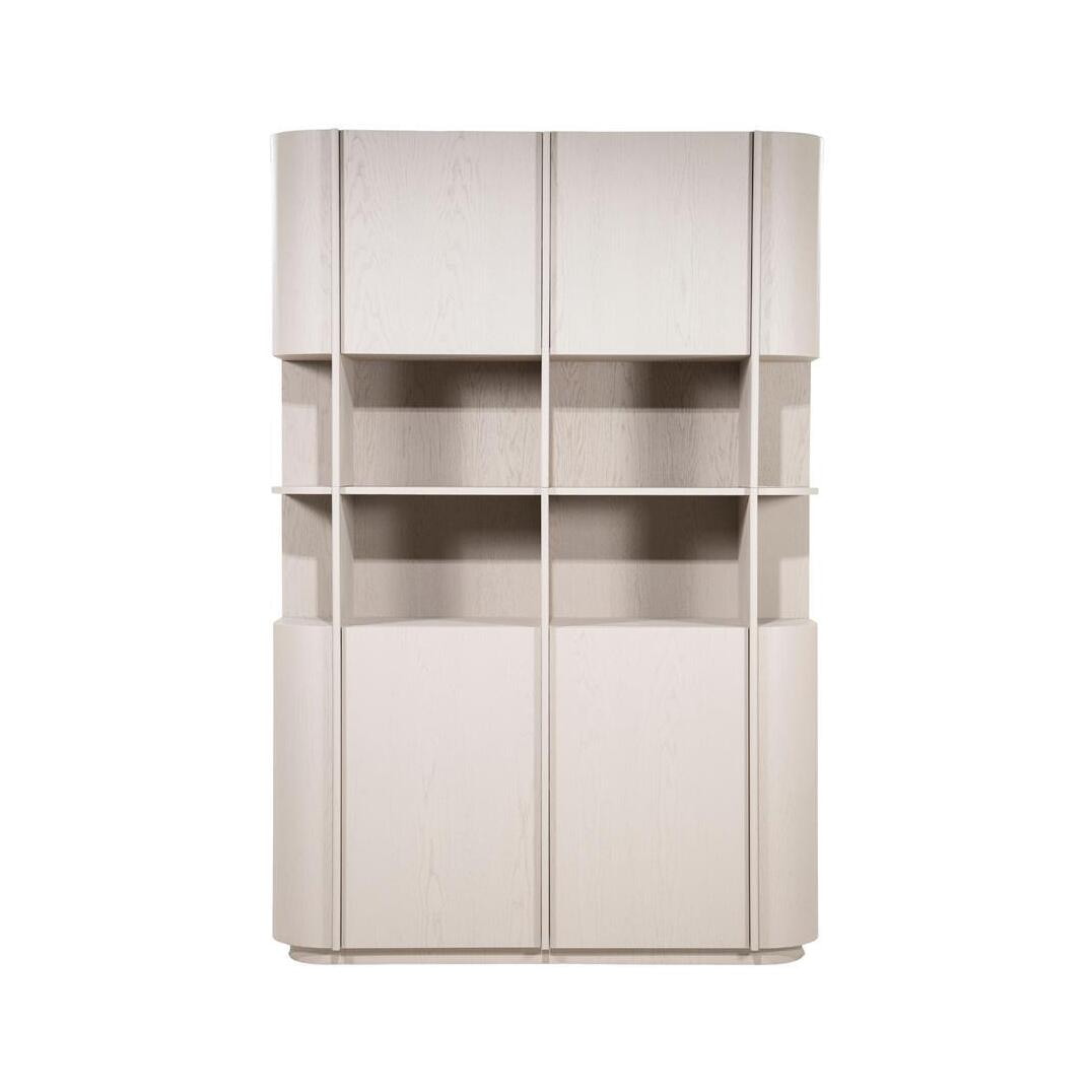 Eleonora Opbergkast Oslo Eiken, 220 x 148cm - Taupe