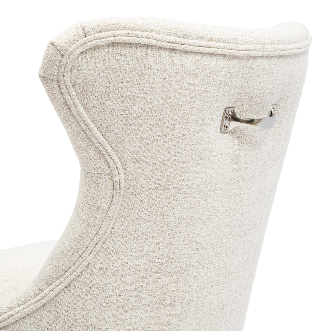 Rivièra Maison Eetkamerstoel 'George' Rich Tweed, kleur Antique White