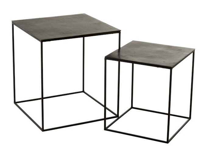J-Line Bijzettafel 'Ivon' Set van 2 stuks J-Line Bijzettafel 'Ivon' Set van 2 stuks
