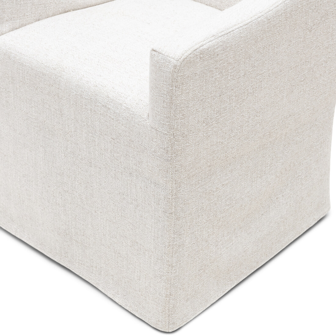 Rivièra Maison Eetkamerstoel 'Firenze' Rich Tweed, kleur Antique White