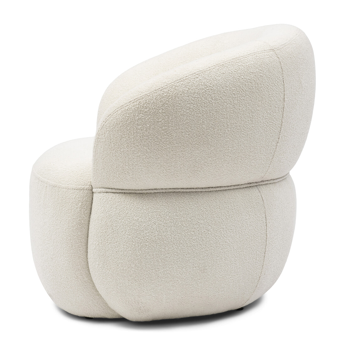 Rivièra Maison Fauteuil 'San Remo' Bouclé, kleur Simply White