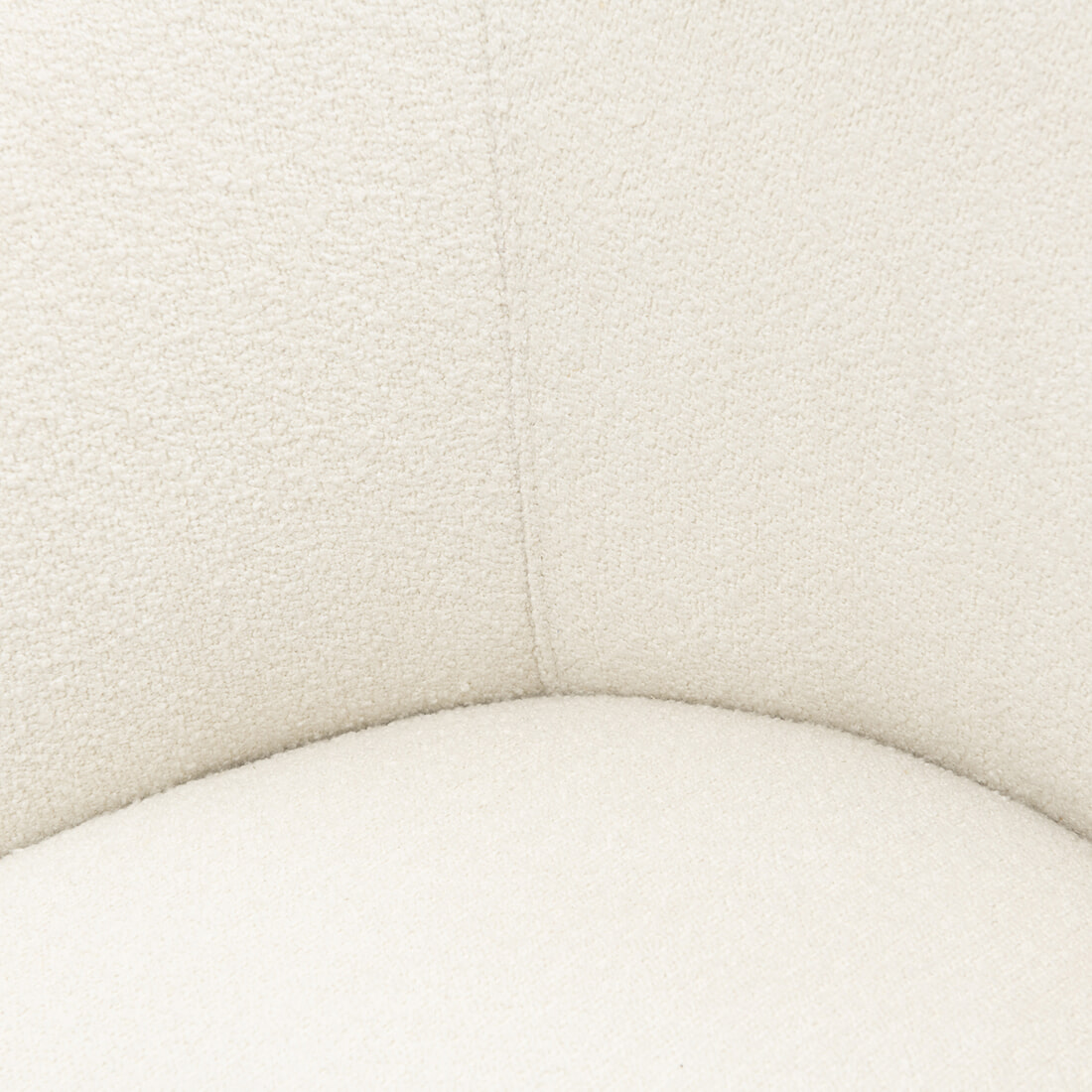 Rivièra Maison Fauteuil 'San Remo' Bouclé, kleur Simply White