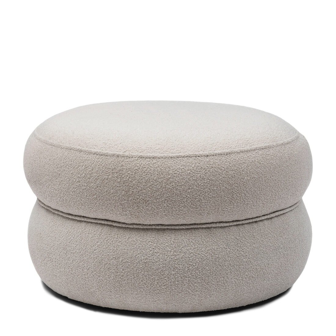 Rivièra Maison Hocker 'San Remo' Bouclé, kleur Natural Grey