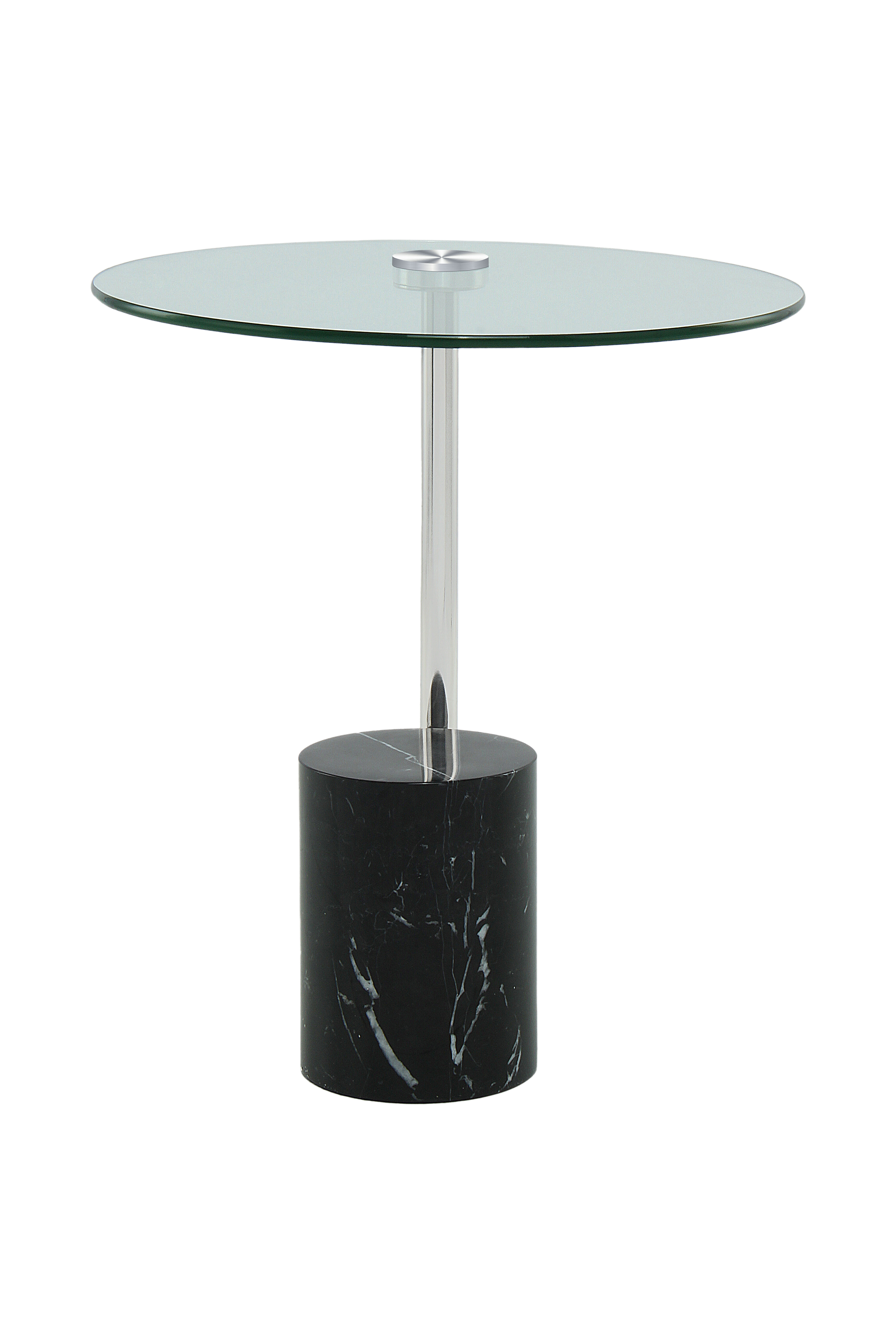 Kayoom Bijzettafel 'Rosario' Marmer, 44cm, kleur zwart / zilver Kayoom Bijzettafel 'Rosario' Marmer, 44cm, kleur zwart / zilver