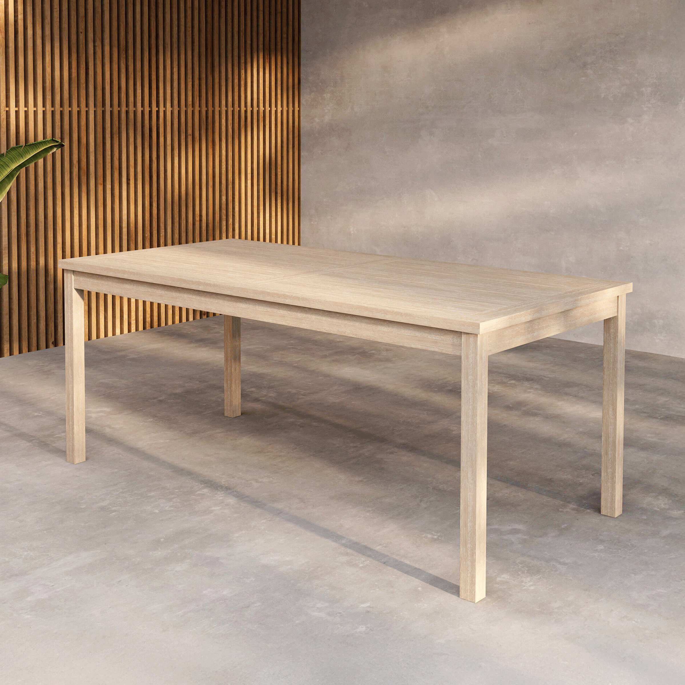 Nohr Tuintafel Amberia Teakhout, 180 x 90cm - Naturel