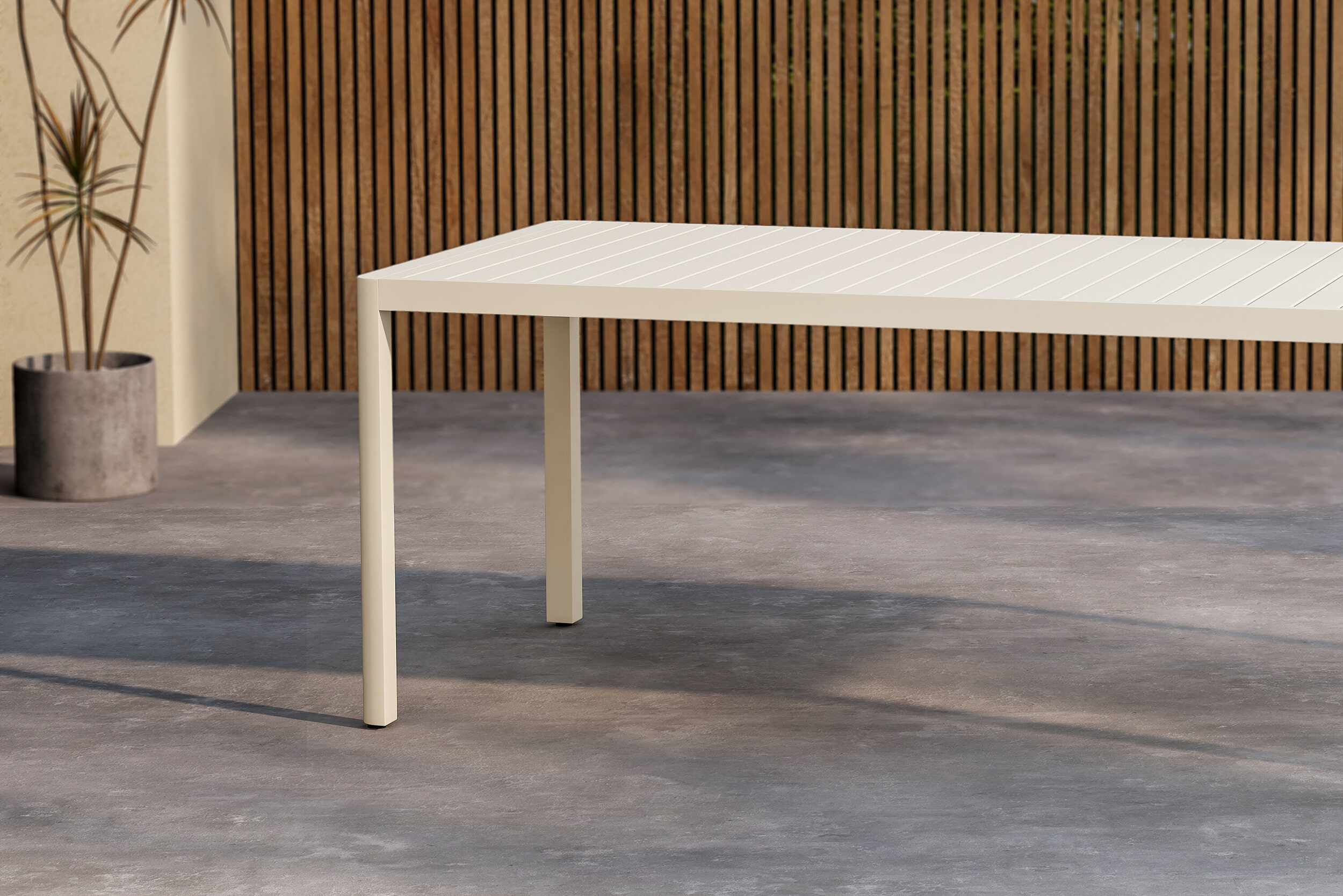 Nohr Tuintafel 'Lateasha' 200 x 90cm, kleur Beige
