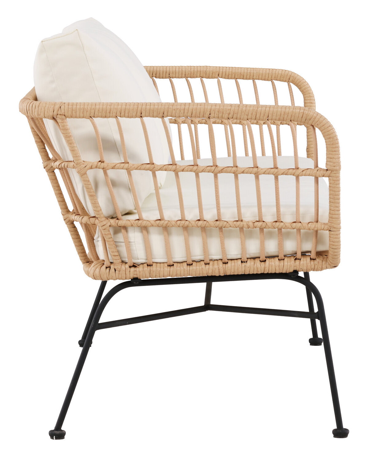 Nohr Tuinbank 'Marison' Rattan, 140cm, kleur Naturel