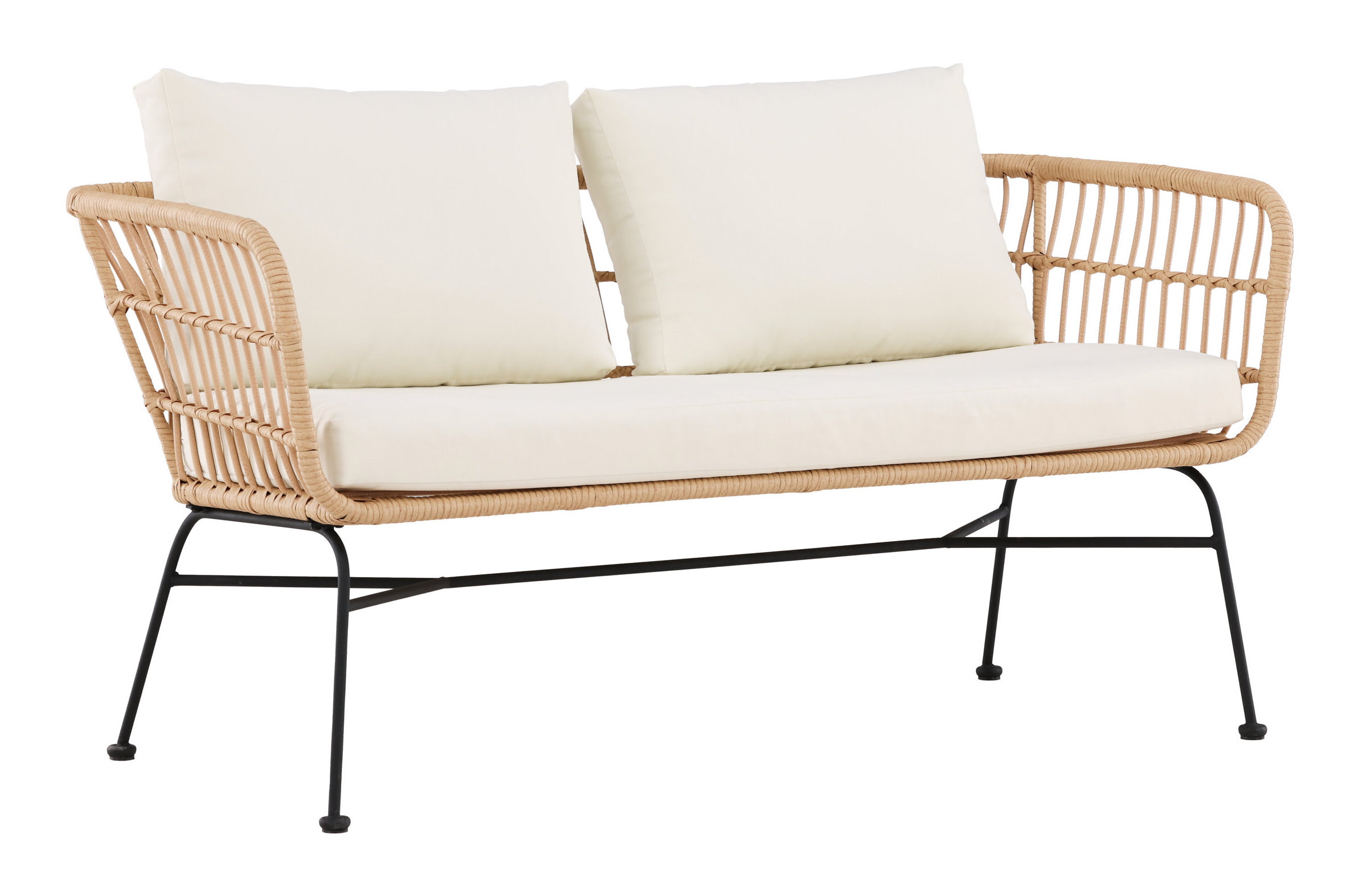 Nohr Tuinbank 'Marison' Rattan, 140cm, kleur Naturel