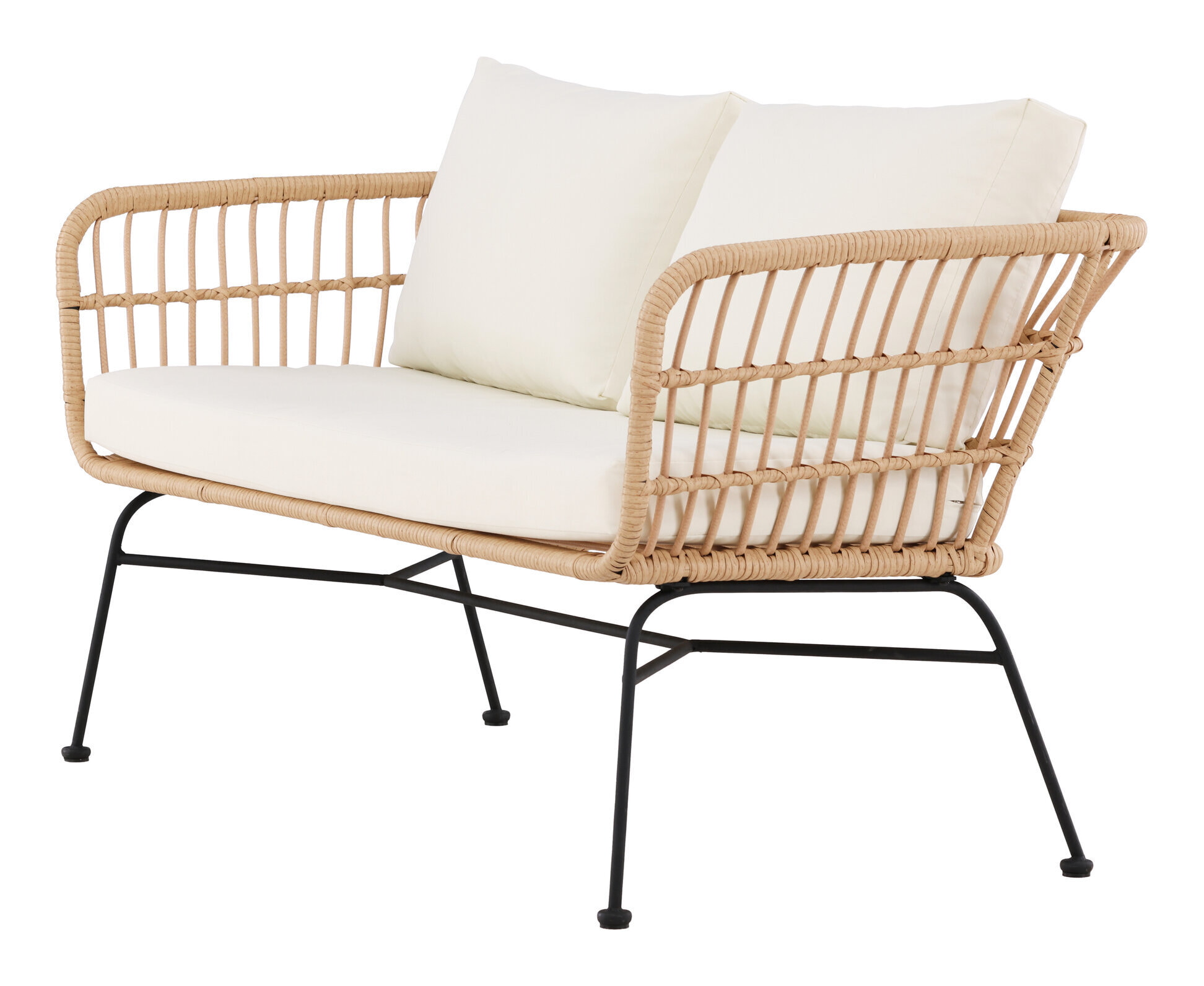Nohr Tuinbank 'Marison' Rattan, 140cm, kleur Naturel