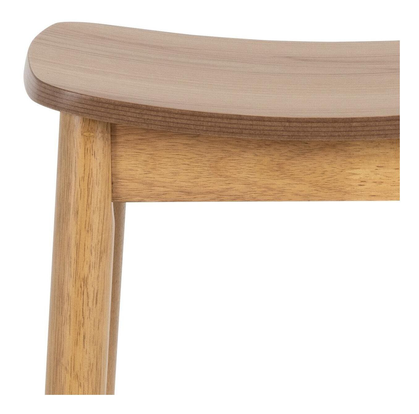 Bendt Barkruk 'Vernard' Eiken (zithoogte 74cm)