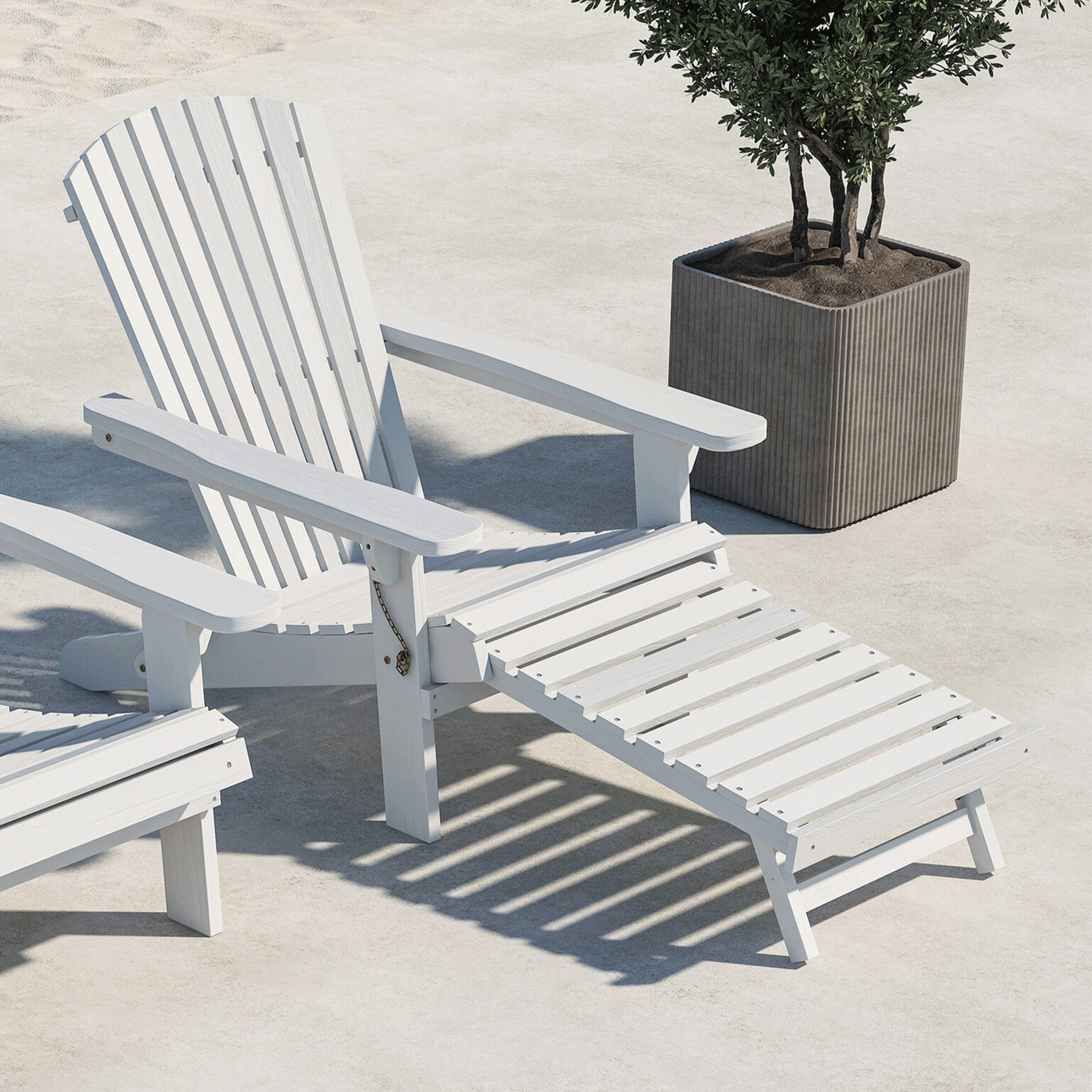 Nohr Inklapbare Loungestoel 'Tomica' Acaciahout