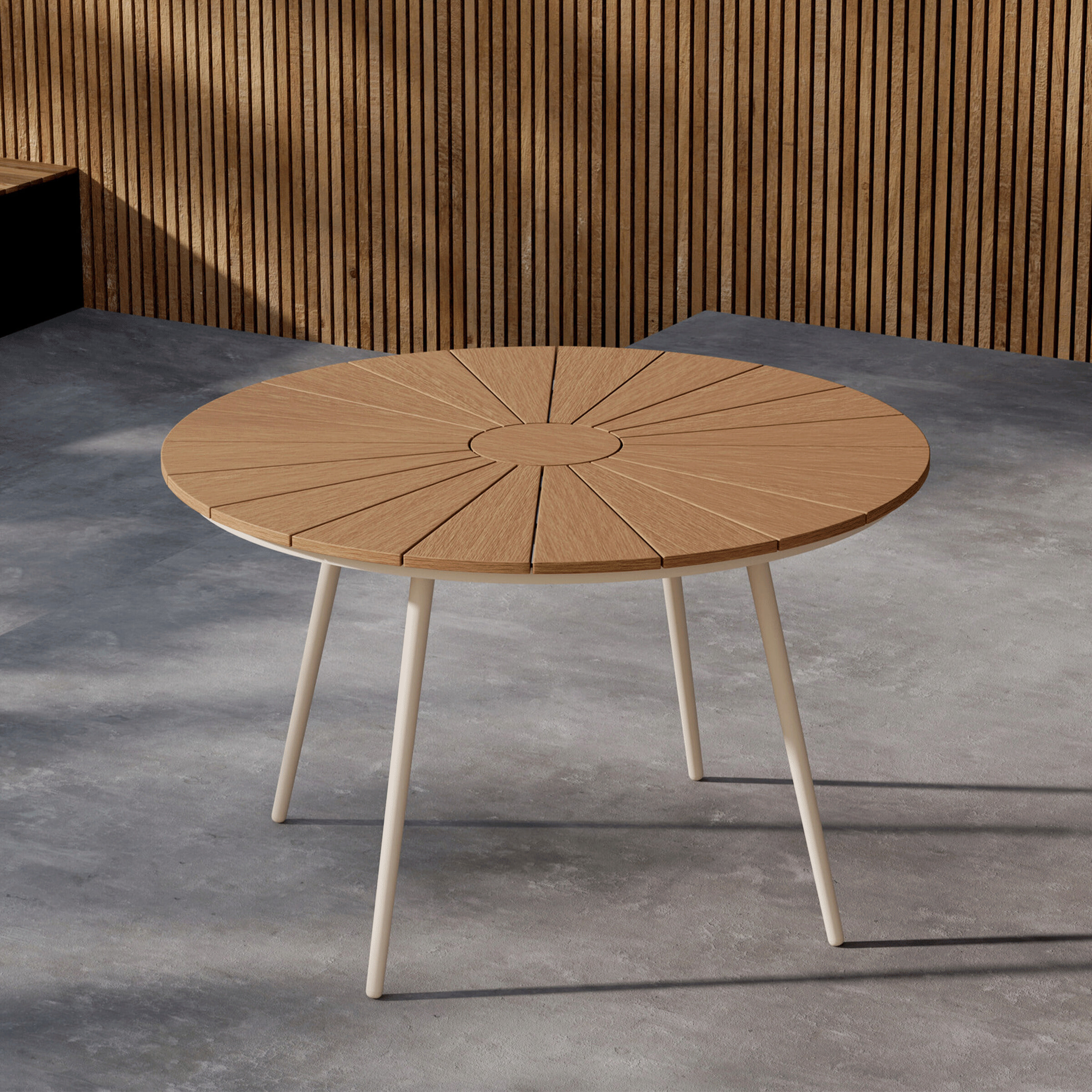 Nohr Ronde Tuintafel 'Perlita' 120cm