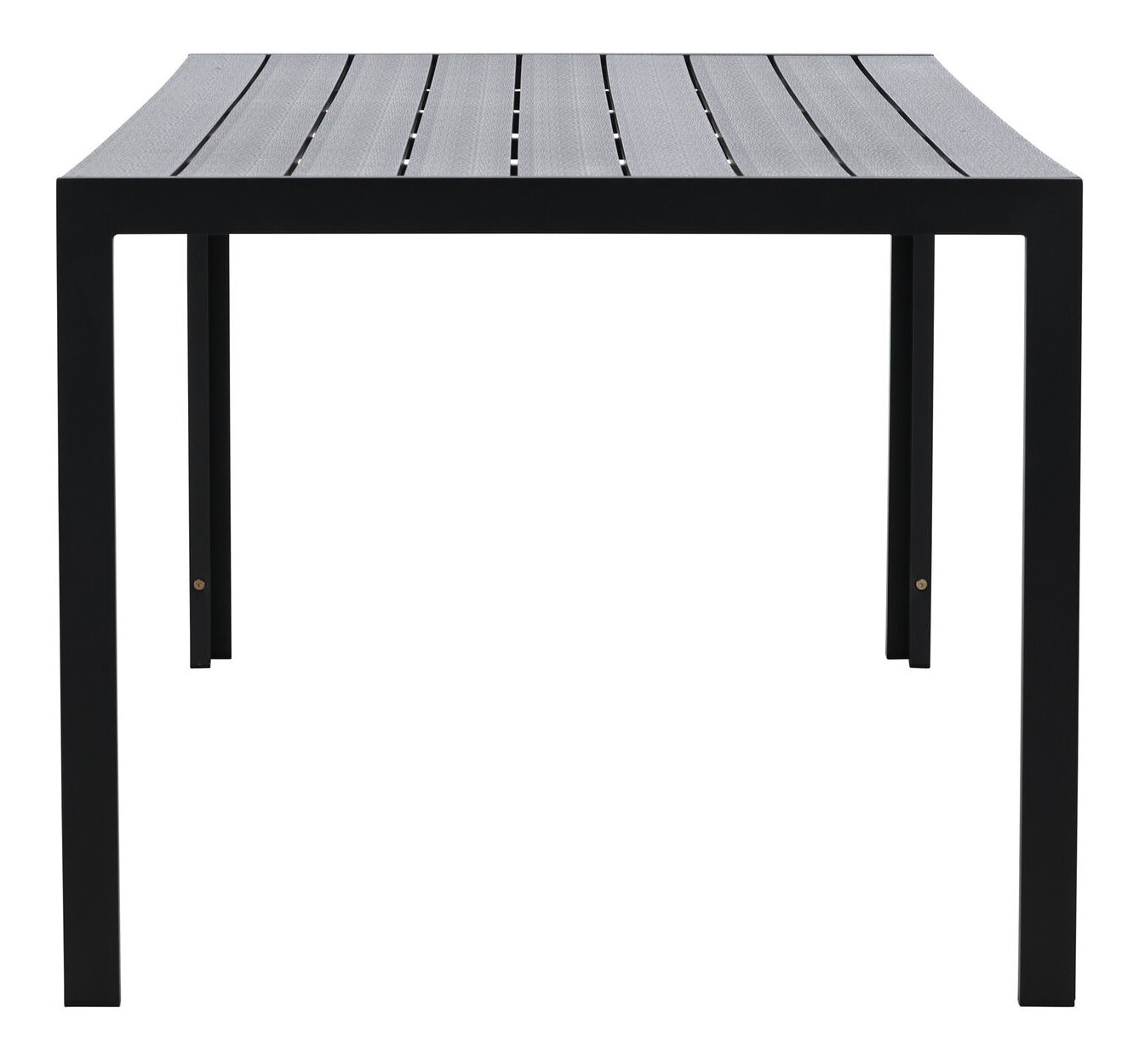Nohr Tuintafel 'Cherice' 205 x 90cm, kleur Zwart