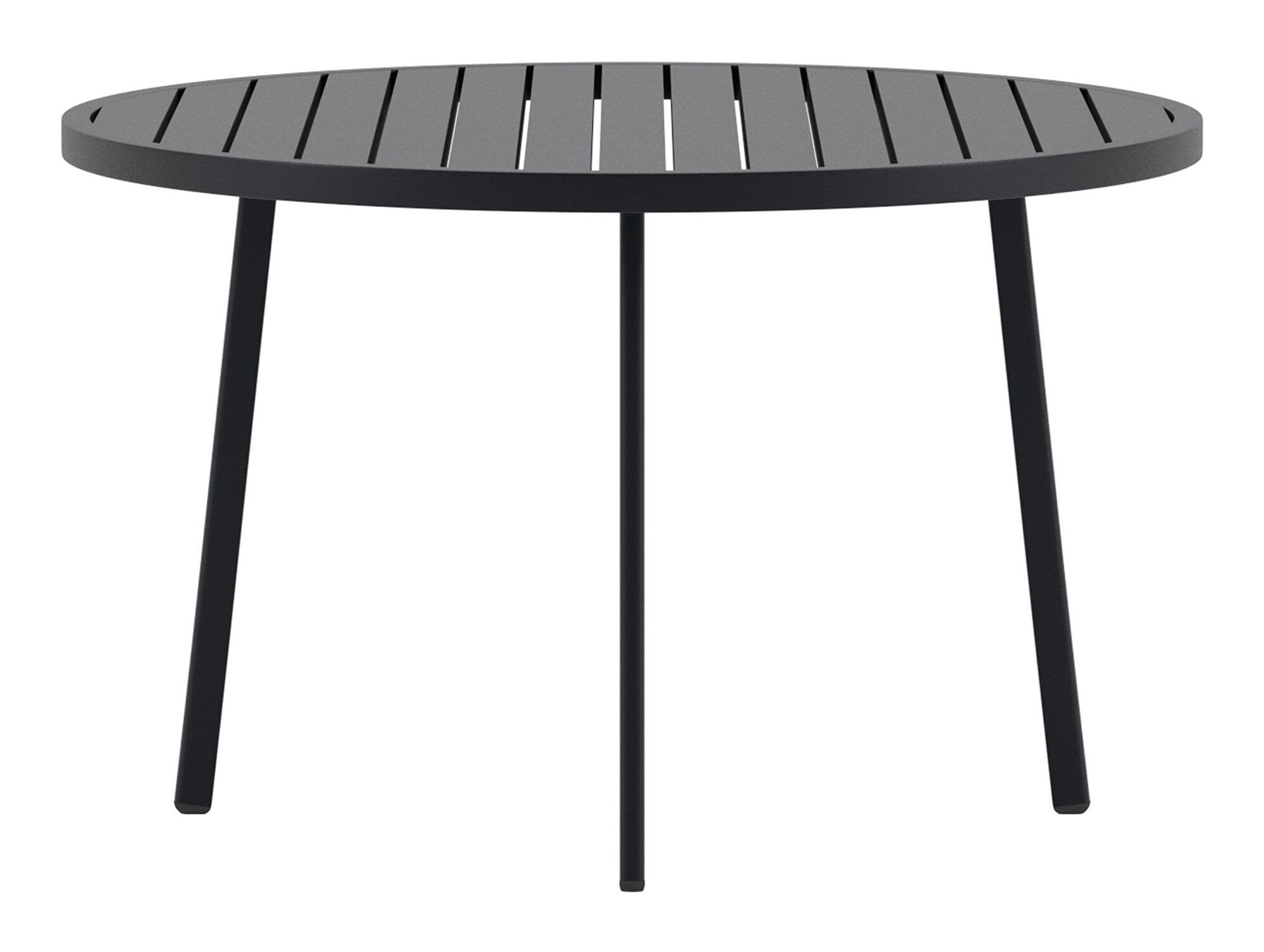 Nohr Ronde Tuintafel Lateasha Aluminium, Ø120cm - Zwart