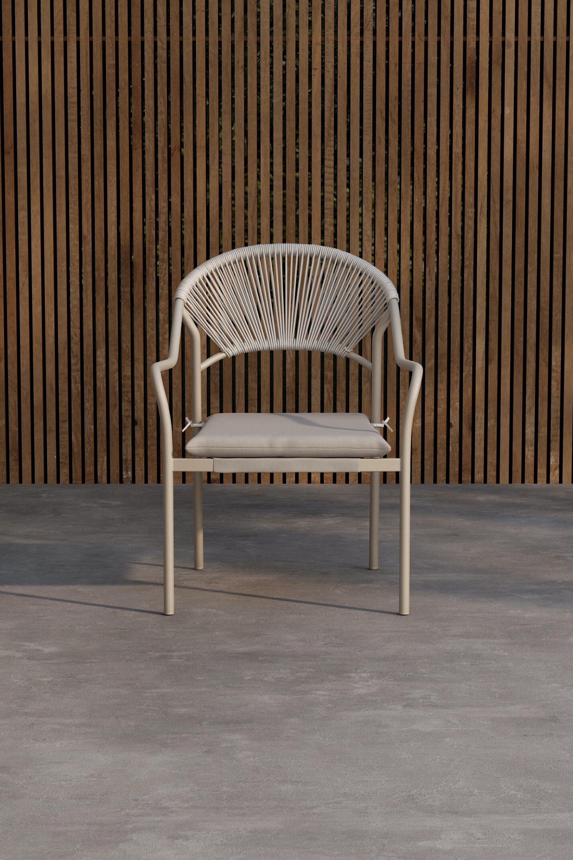 Nohr Tuinstoel 'Deon' kleur Beige