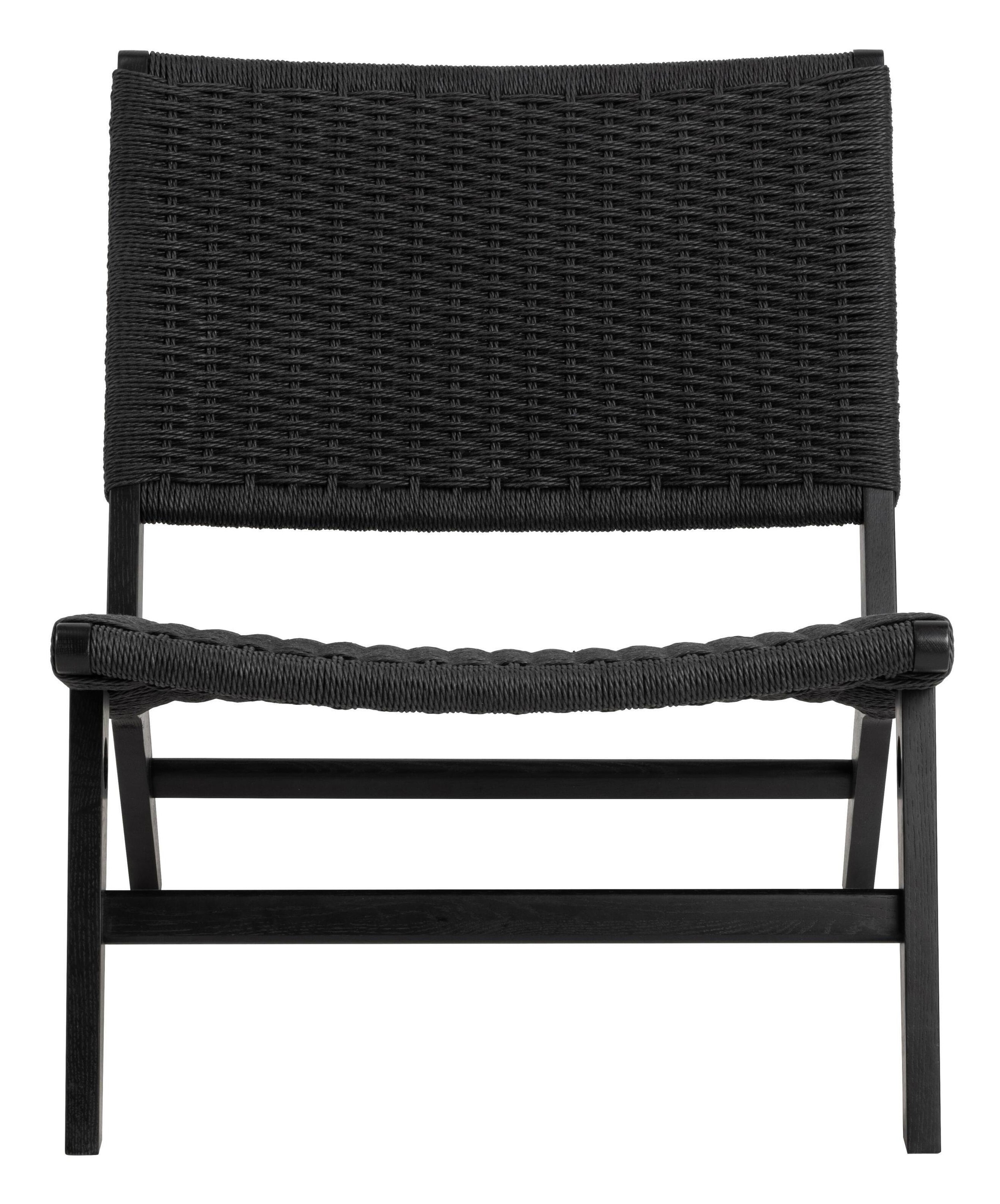 Bendt Fauteuil 'Rodrigues' Eiken, kleur Zwart