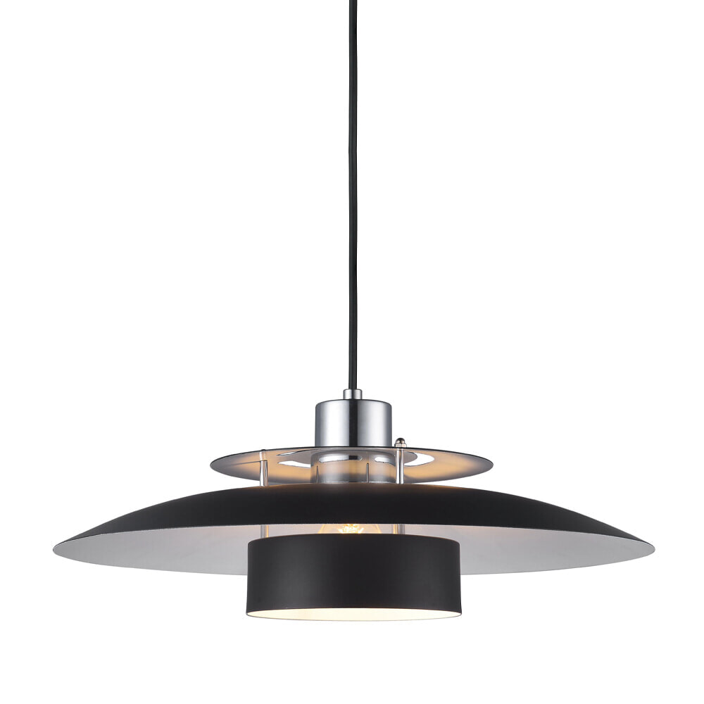 Halo Design Hanglamp 'SØRUP' Ø40cm, kleur Zwart / Chroom