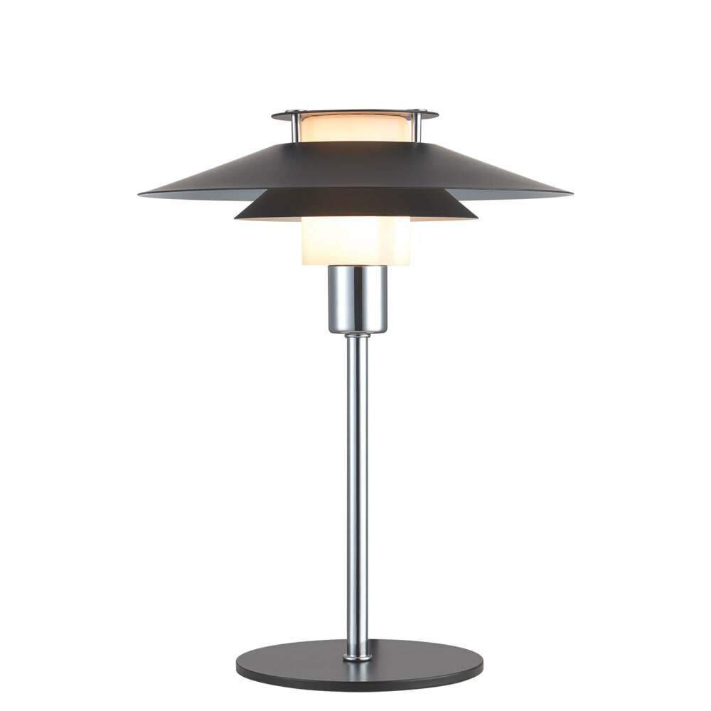 Halo Design Tafellamp 'RIVOLI' kleur Zwart / Chroom