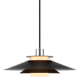 Halo Design Hanglamp 'RIVOLI' Ø40cm, kleur Zwart / Chroom
