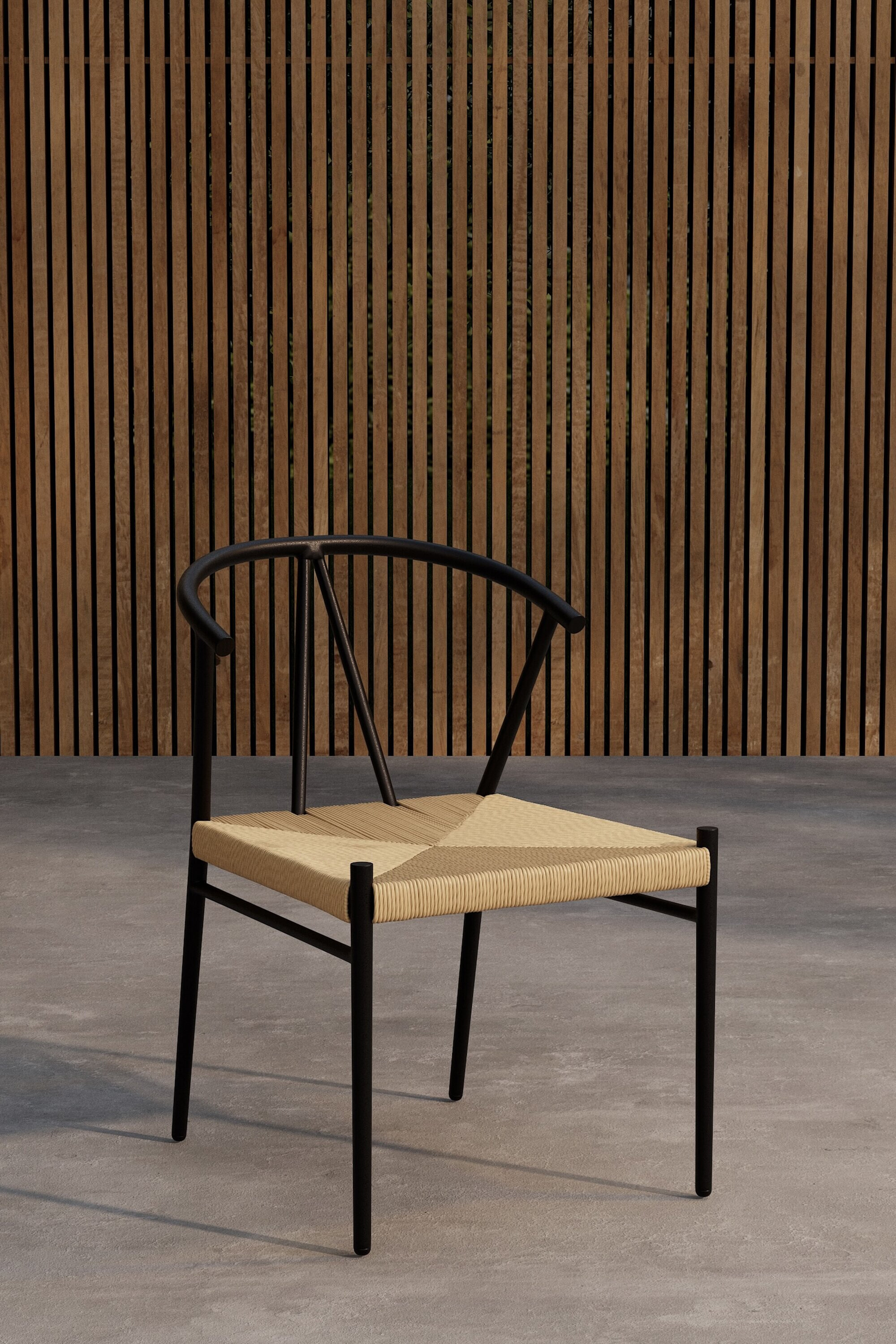 Nohr Eetkamerstoel Atalie Rattan - Naturel/Zwart