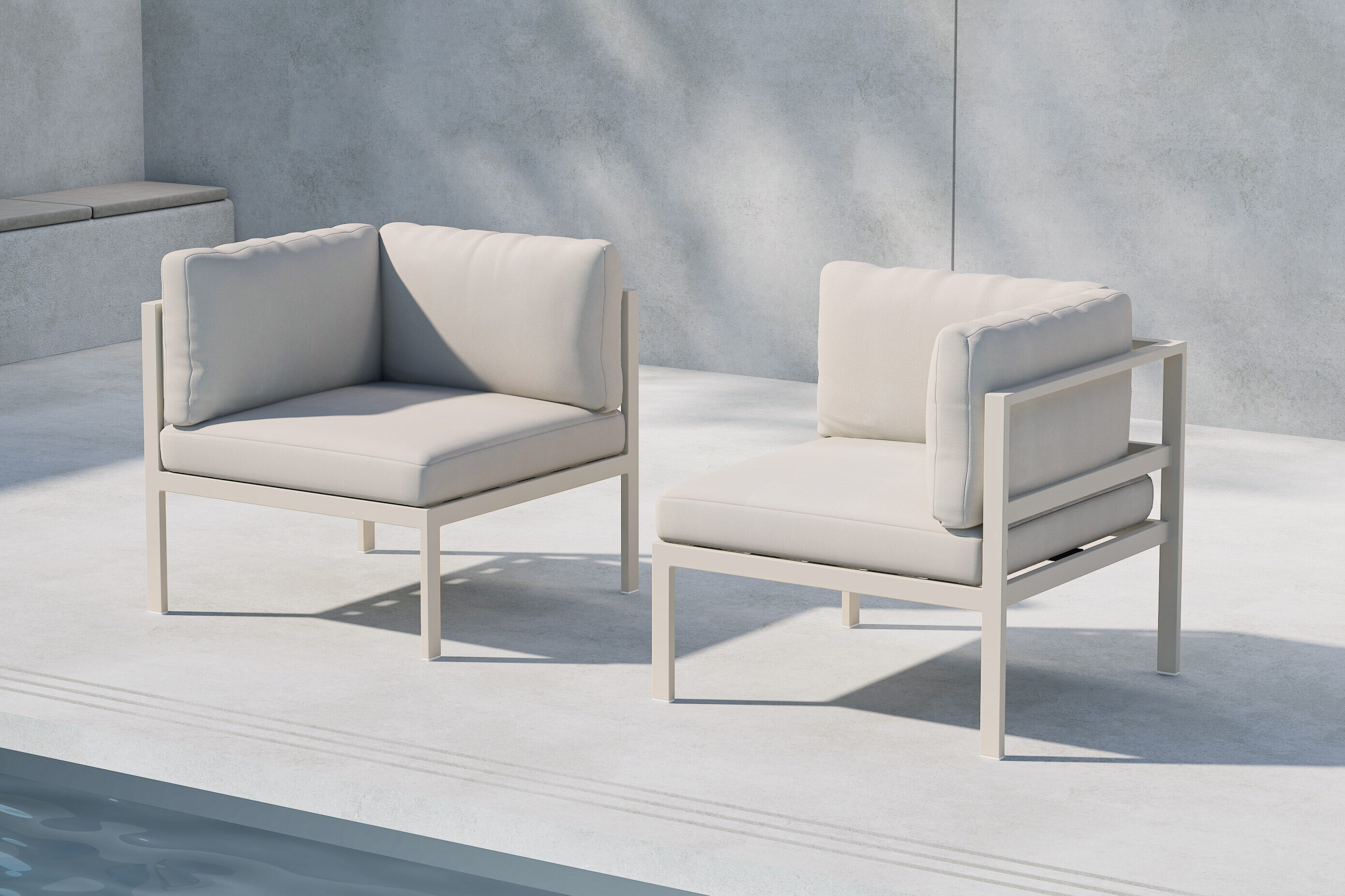 Nohr Loungeset 'Lasheka' Hoekmodule, kleur Beige