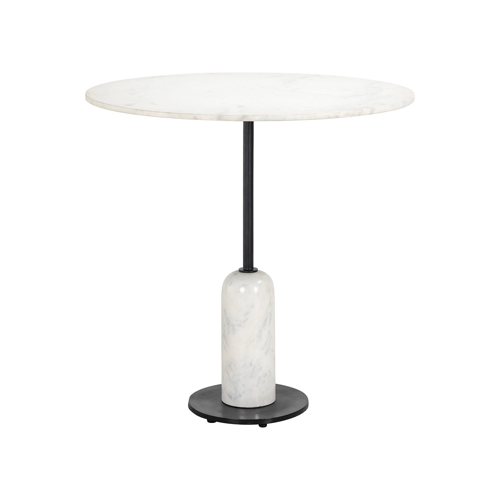 Richmond Ronde Bistrotafel Jagger Marmer, 76cm - Wit