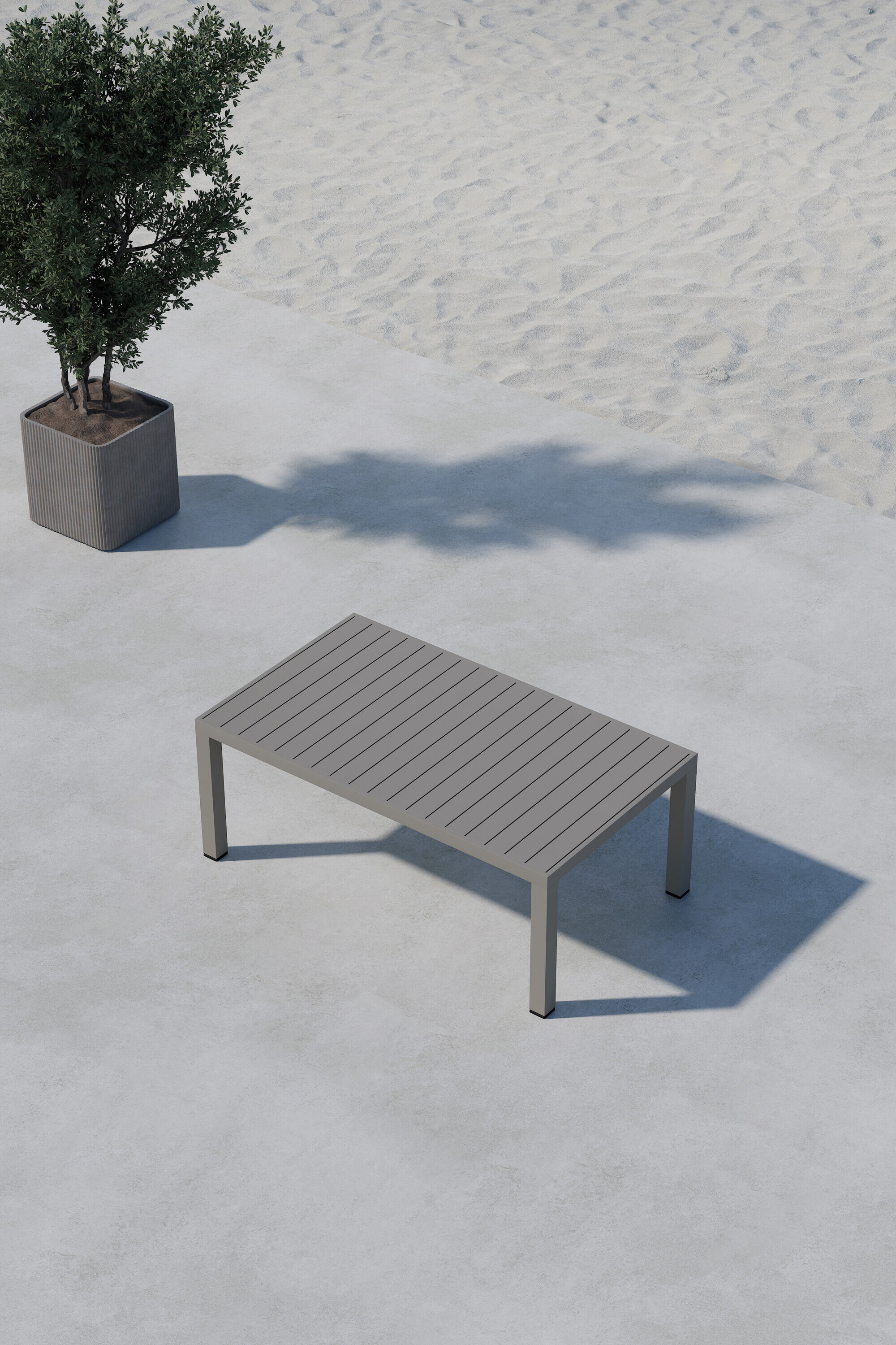 Nohr Loungetafel 'Lasheka' 120 x 70cm, kleur Bruin