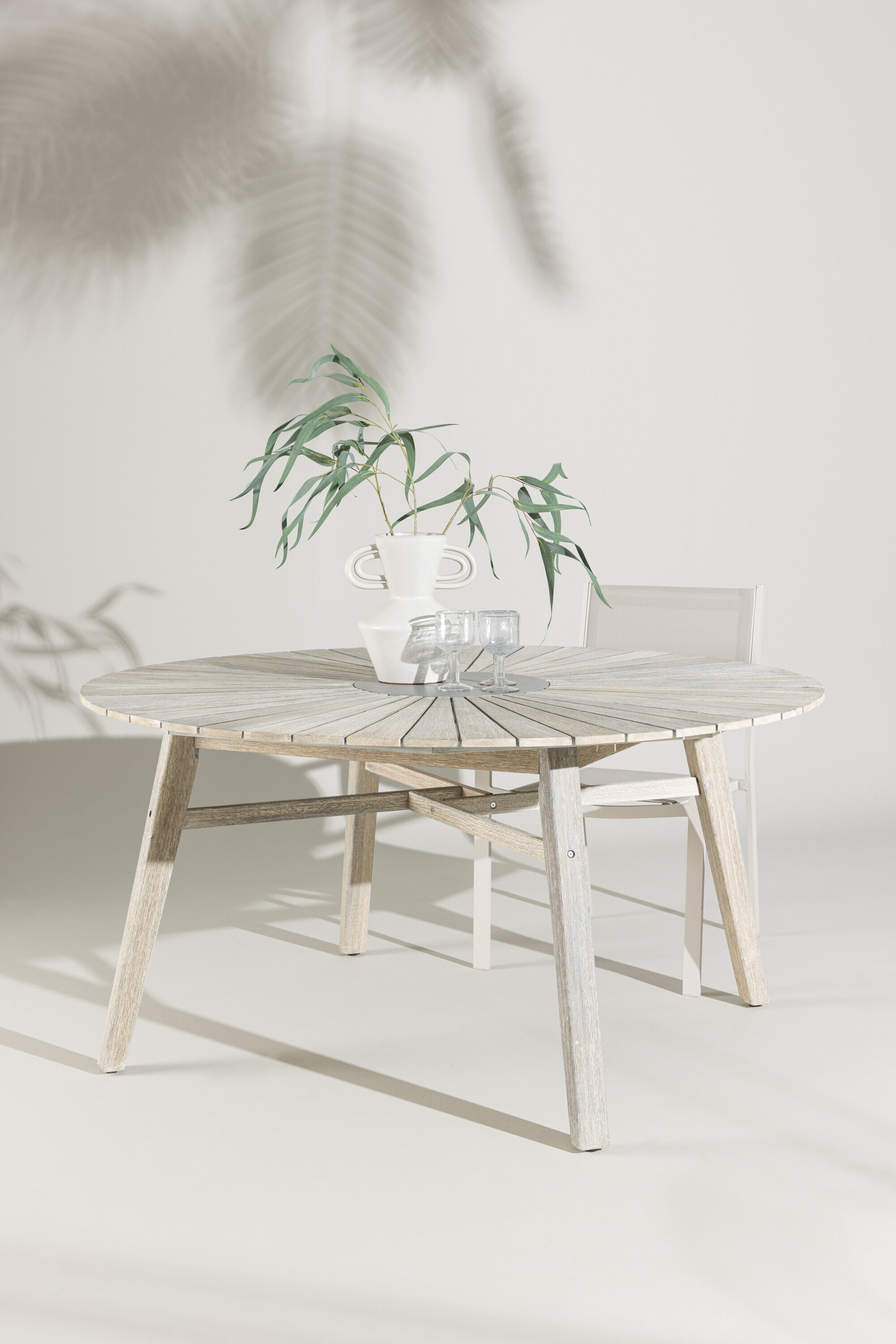 Nohr Ronde Tuintafel 'Enrico' Acaciahout, 150cm