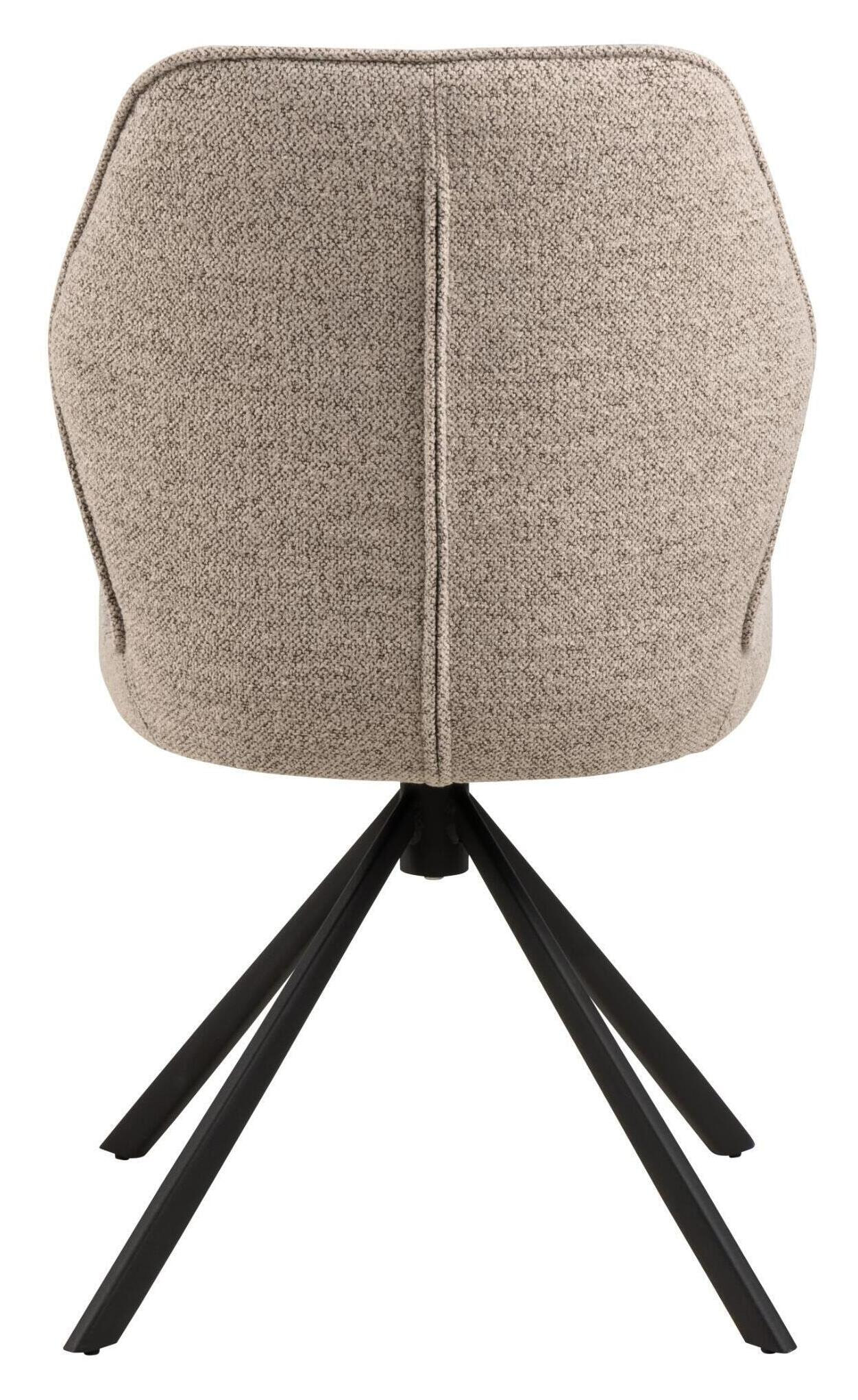 Bendt Draaibare Eetkamerstoel 'Chandler' Bouclé, kleur Beige